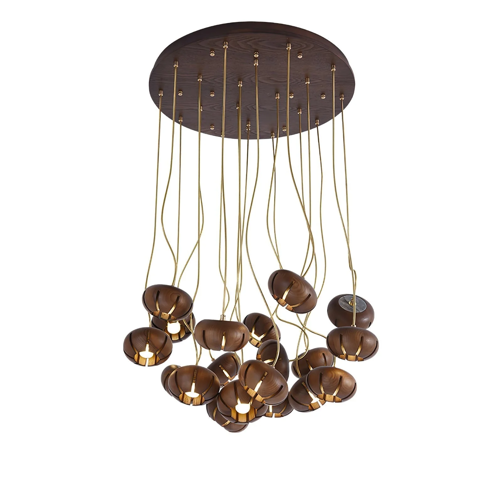 Zasorir Sculptural Marble Cluster Pendant Light - Image 35