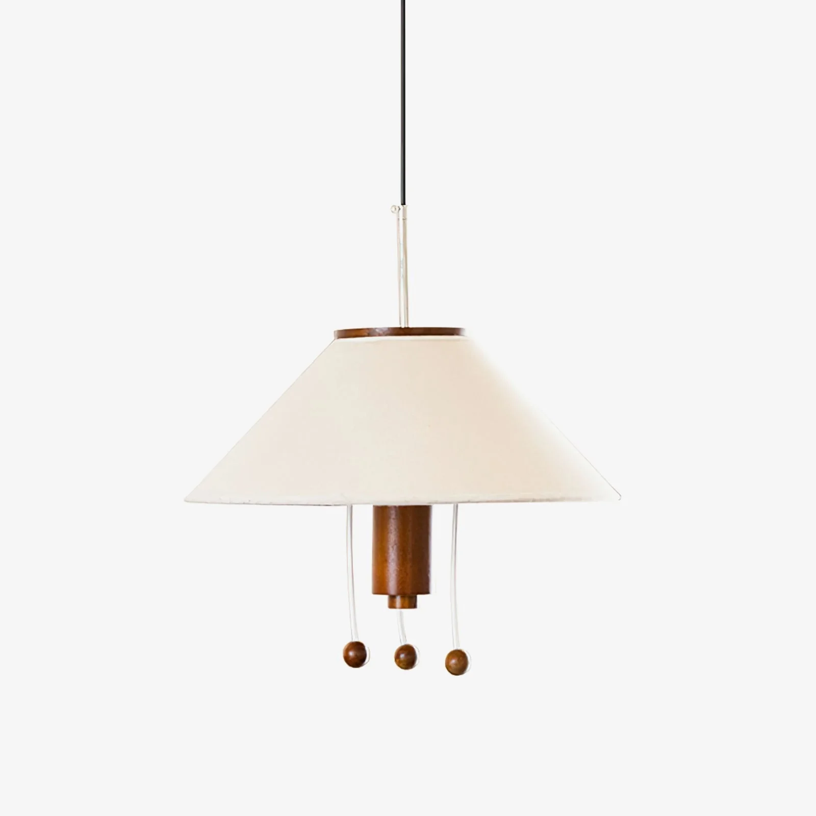 Zathee Nordic Art Classic Wood Fabric Pendant Lamp