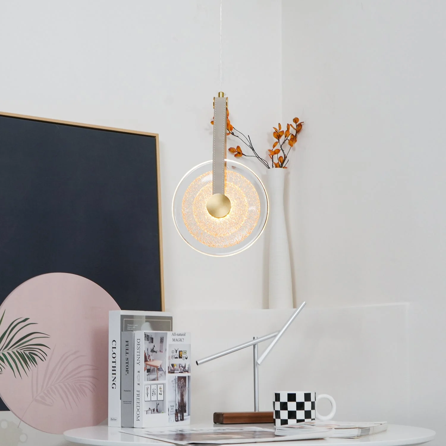 Zaylora Leather Classic Pendant Lamp - Image 15