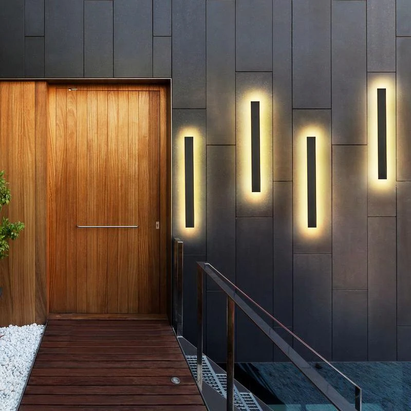Zebadi Long Linear LED Outdoor Wall Porch Lights - Image 10