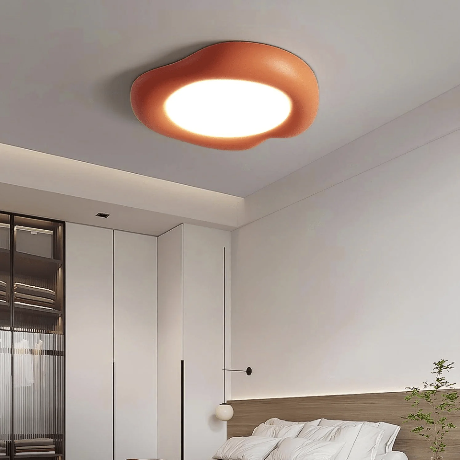 Zelaeis Shaped Apple Resin Ceiling Lamp - Image 2