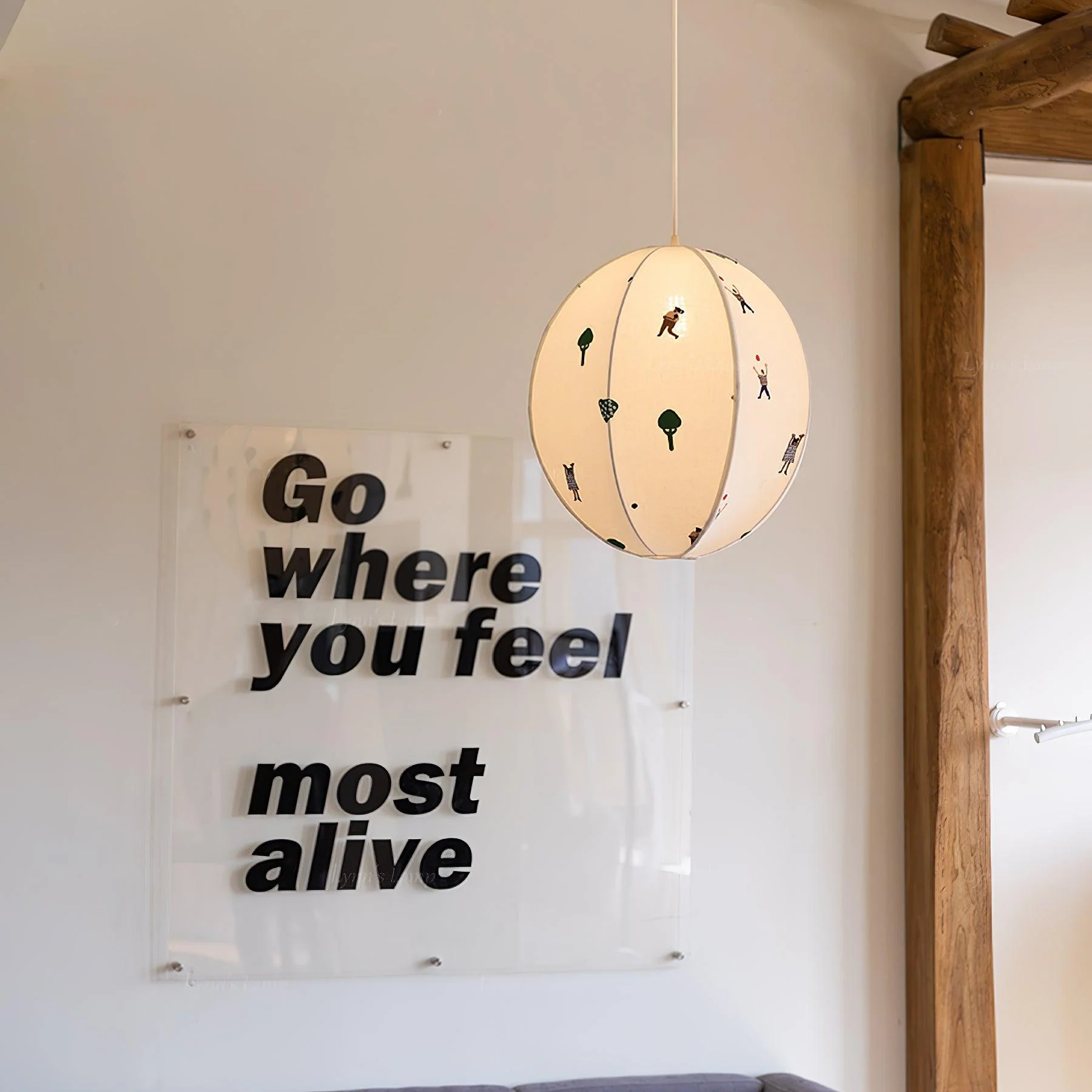 Zelarace Fabric Pendant Lamp - Image 20