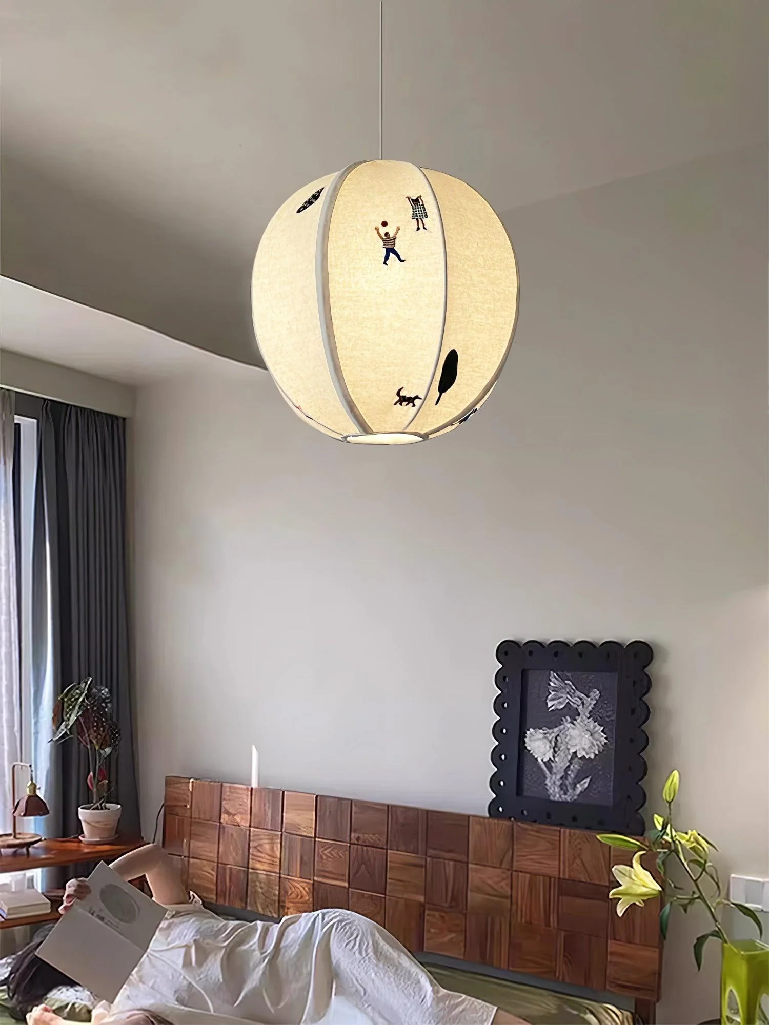 Zelarace Fabric Pendant Lamp - Image 35