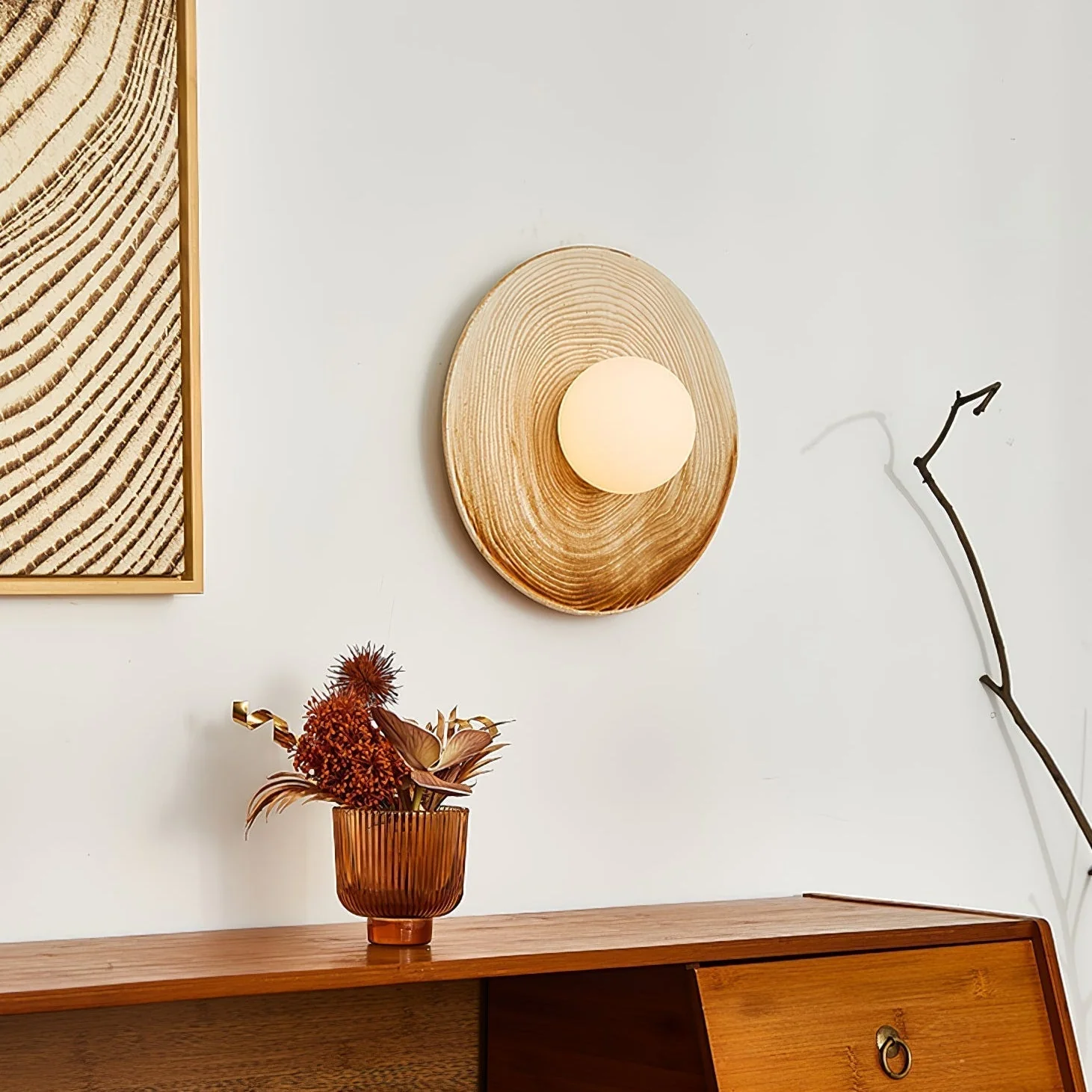 Zelene Wall lamp Nordic Art Ceramic Sconce - Image 3