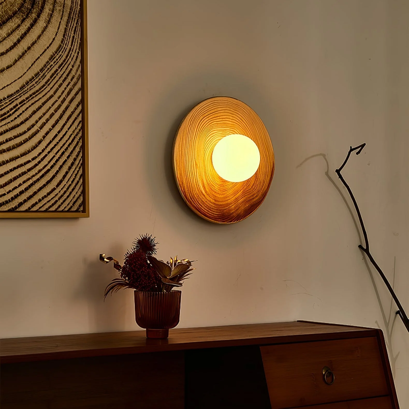 Zelene Wall lamp Nordic Art Ceramic Sconce - Image 4