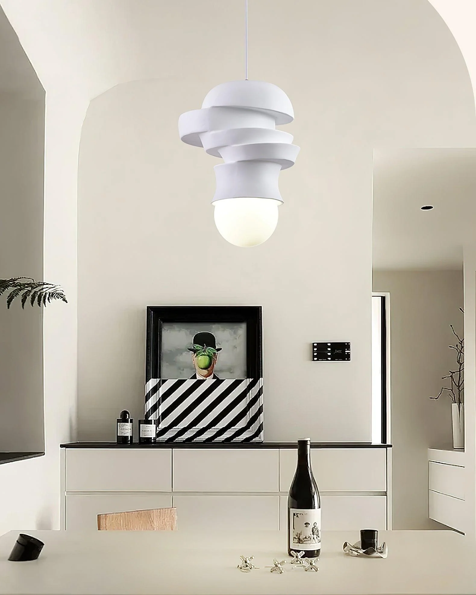 Zelireth Individual Creativity Resin Glass Pendant Lamp - Image 14