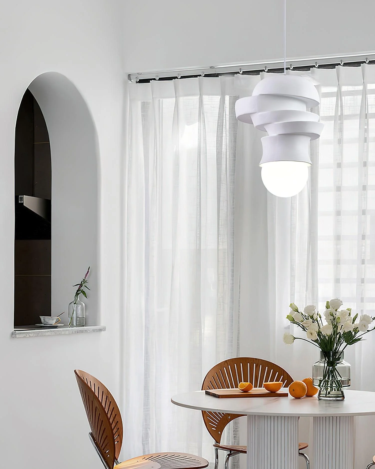 Zelireth Individual Creativity Resin Glass Pendant Lamp - Image 19