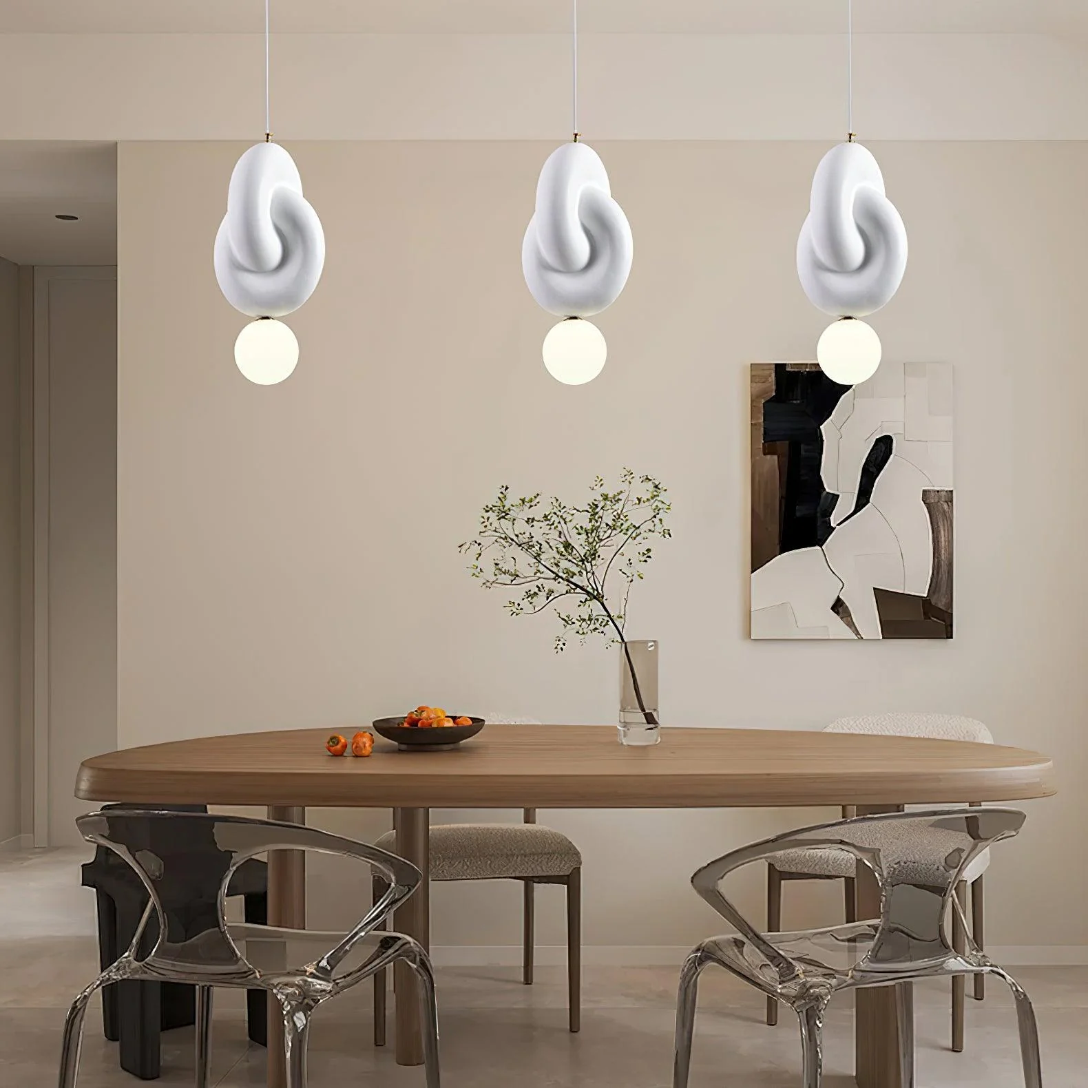 Zelireth Individual Creativity Resin Glass Pendant Lamp - Image 21