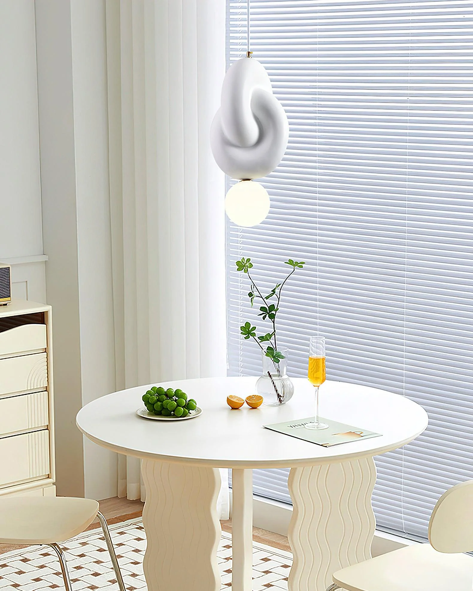 Zelireth Individual Creativity Resin Glass Pendant Lamp - Image 22