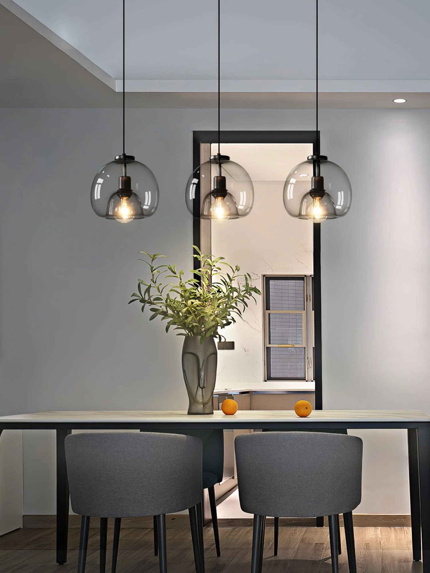 Zelirila Nordic Art Pearl Glass Pendant Lamp - Image 7
