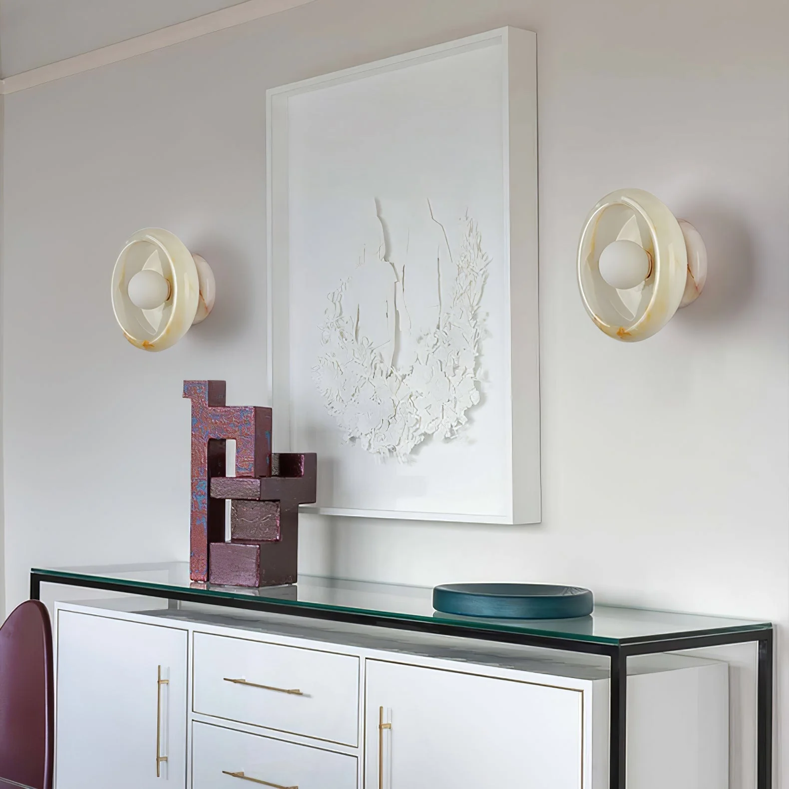 Zemirir Nordic Art Jade Marble Sconce Wall lamp - Image 23