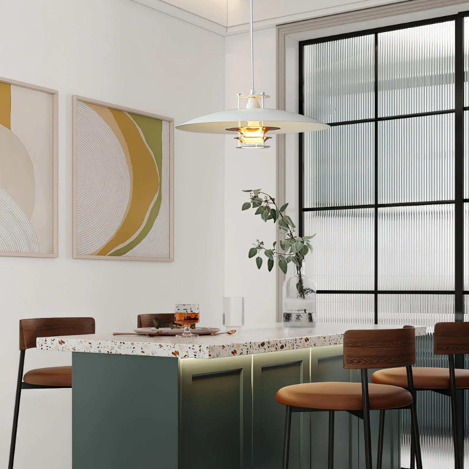 Zenith Modern Aluminum Pendant Light - Image 64