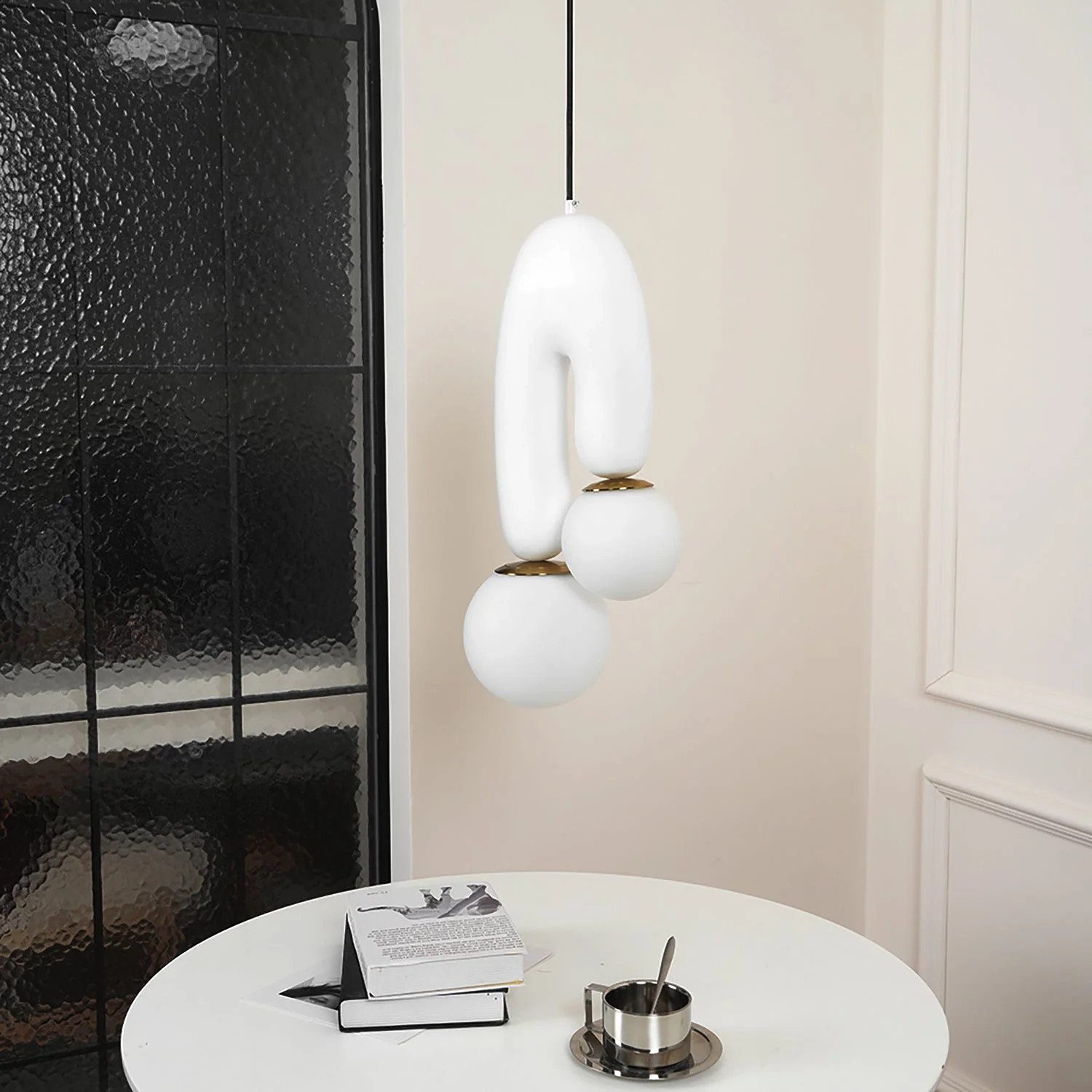 Zenithra Resin Scandinavian Pendant Light - Image 12
