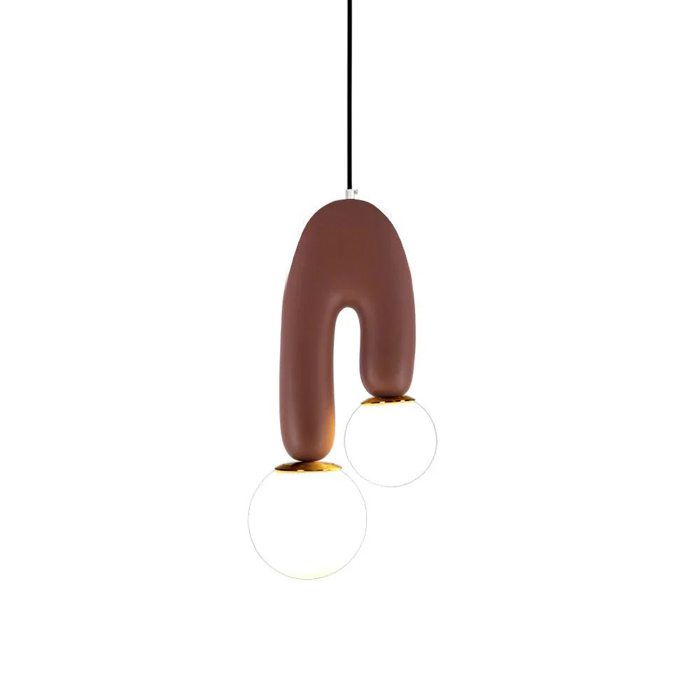Zenithra Resin Scandinavian Pendant Light - Image 2