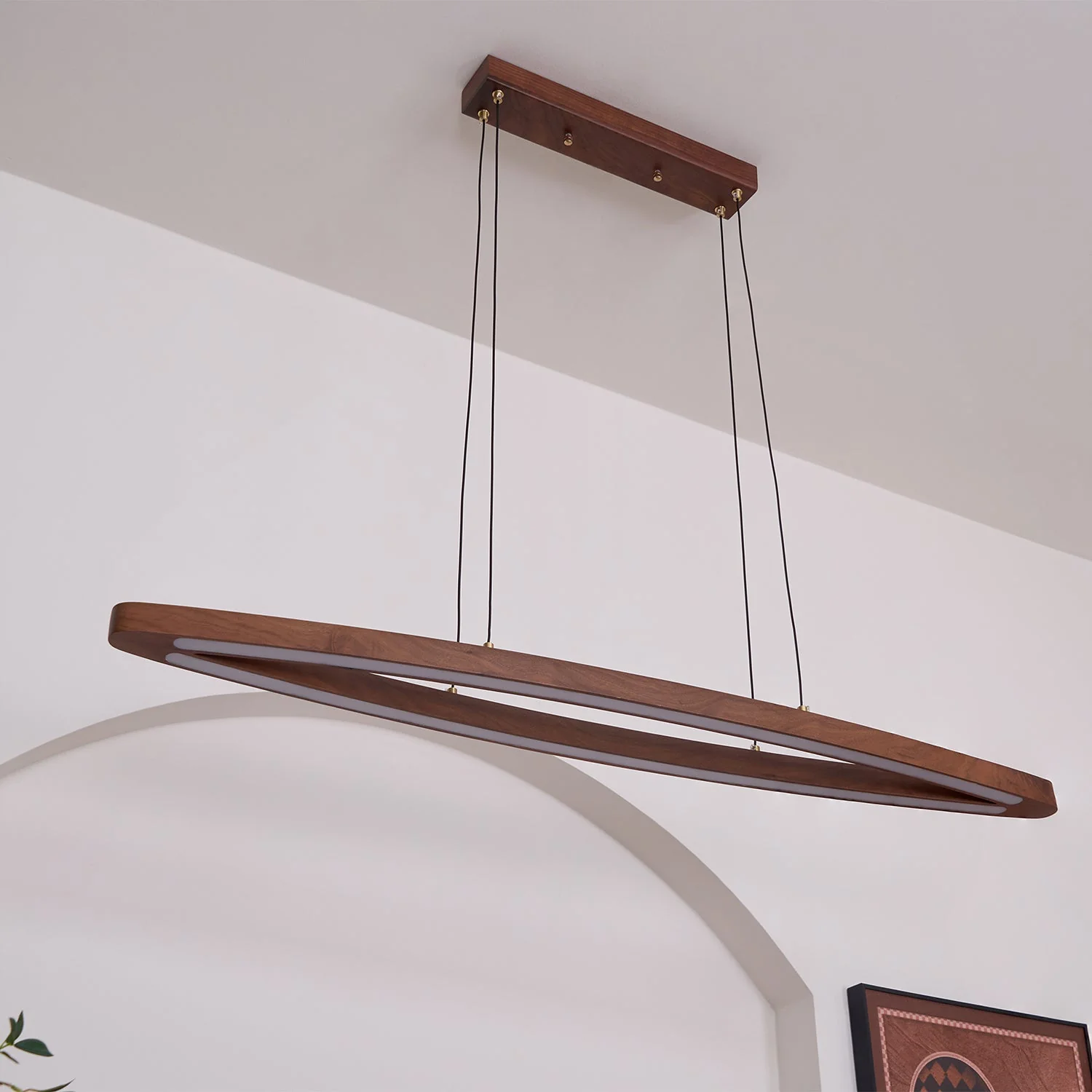 Zentan Wood Minimalist Pendant Lamp - Image 13
