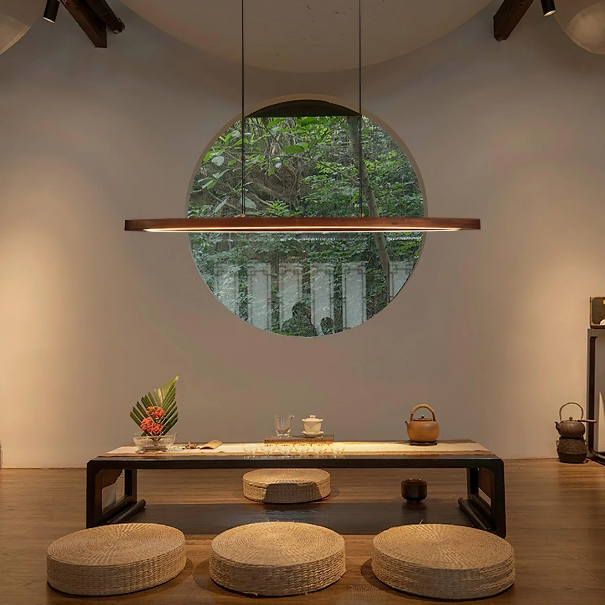 Zentan Wood Minimalist Pendant Lamp - Image 18