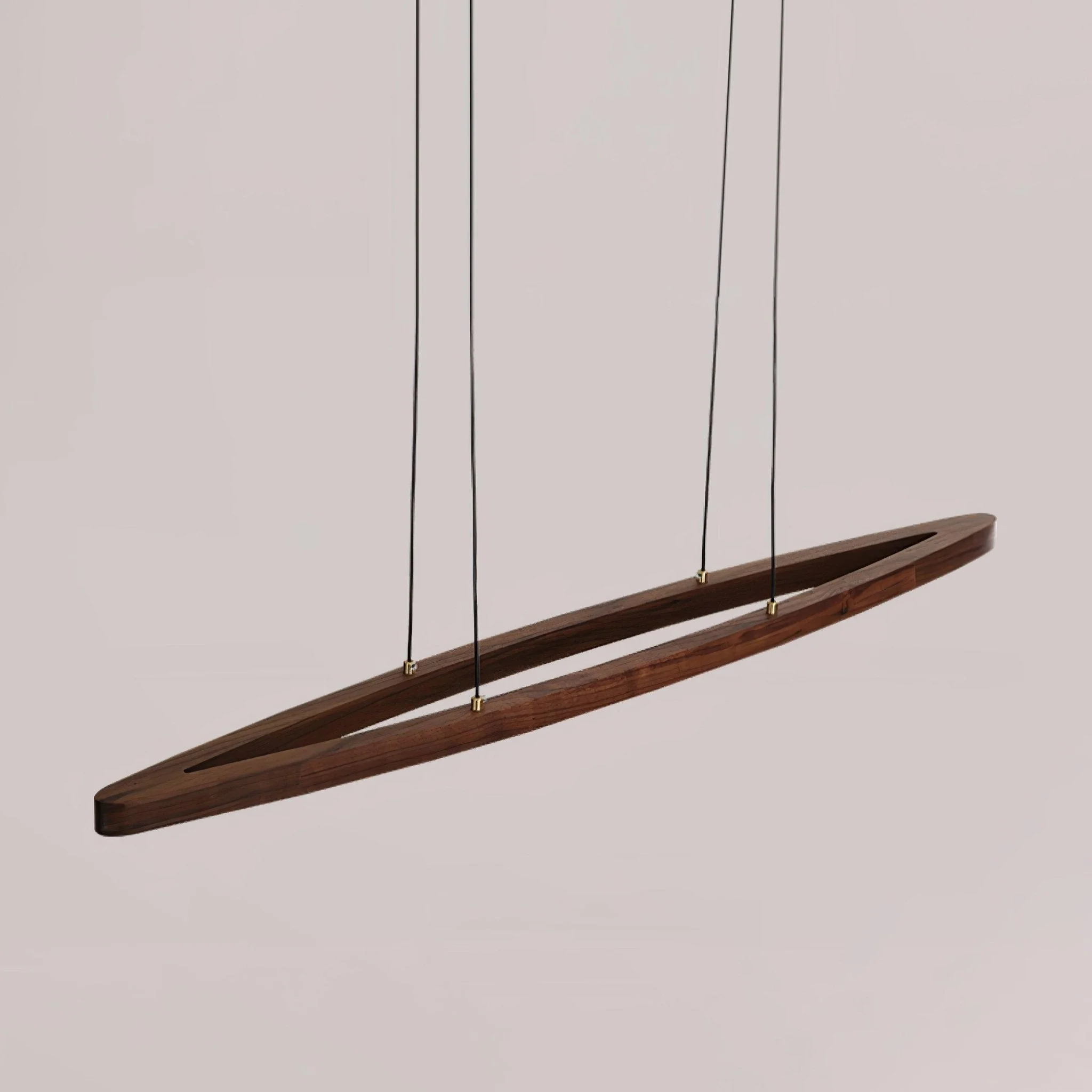 Zentan Wood Minimalist Pendant Lamp - Image 2