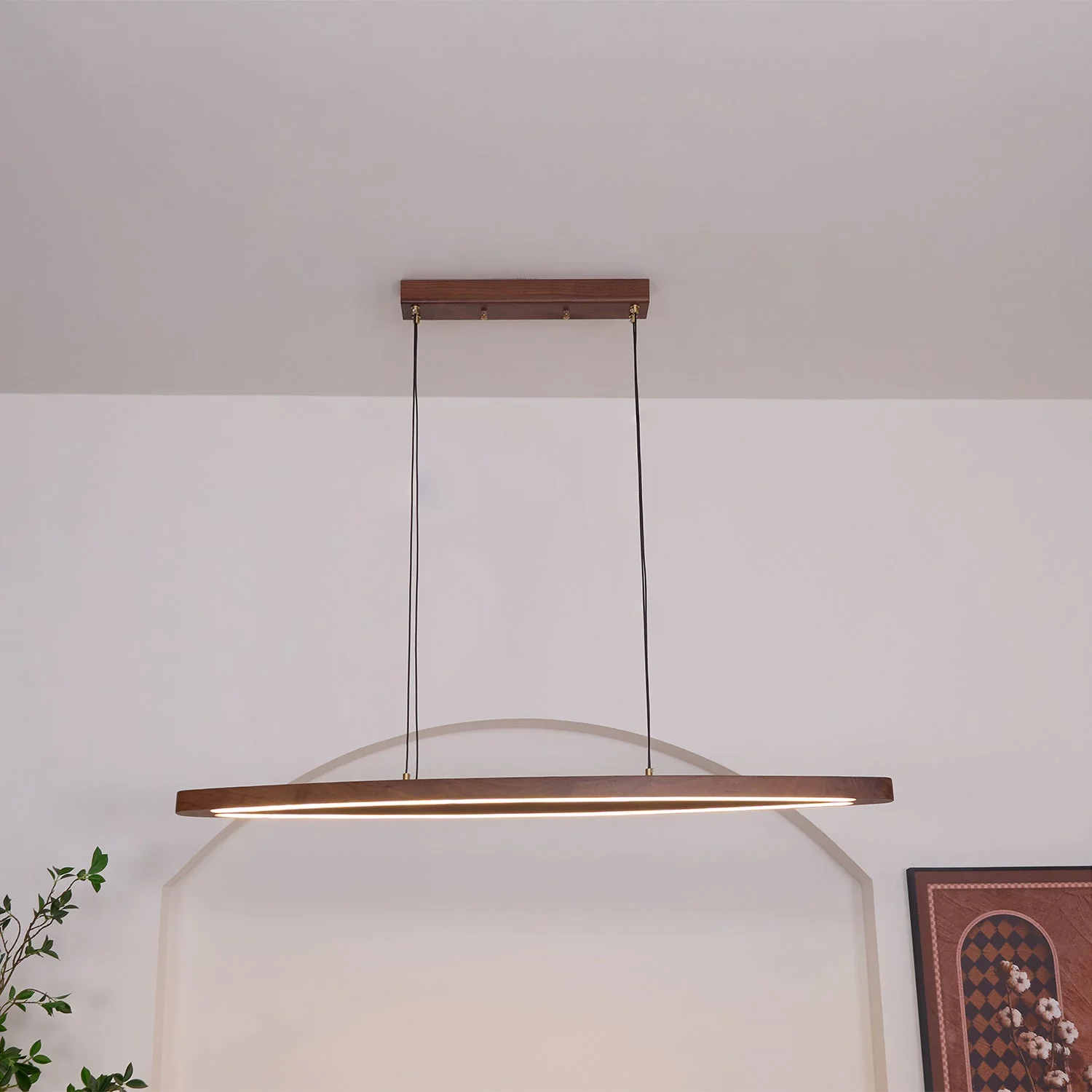 Zentan Wood Minimalist Pendant Lamp - Image 22