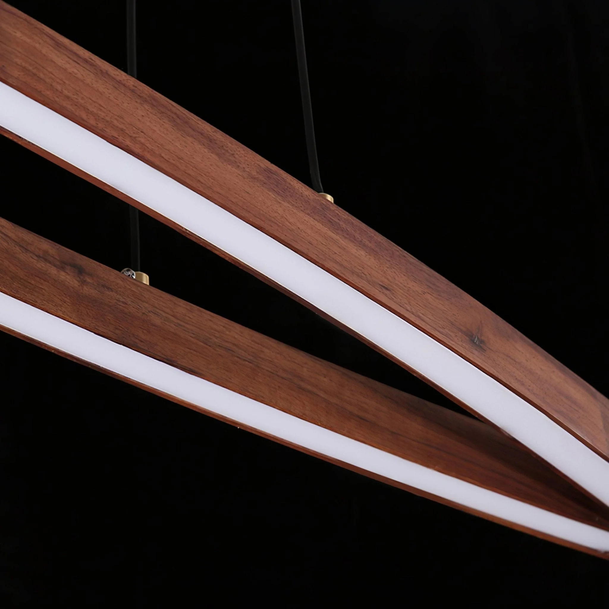 Zentan Wood Minimalist Pendant Lamp - Image 3