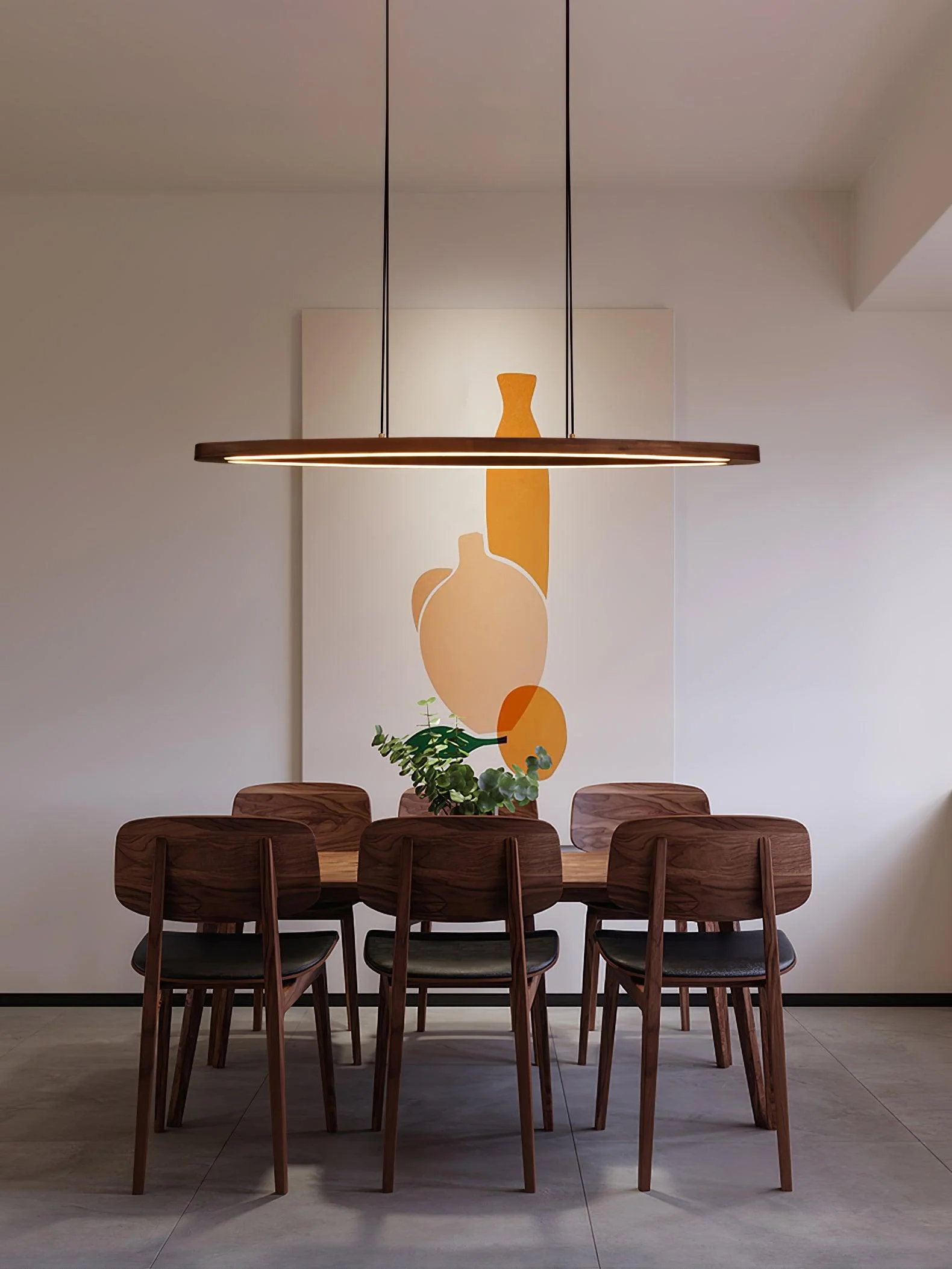Zentan Wood Minimalist Pendant Lamp - Image 6