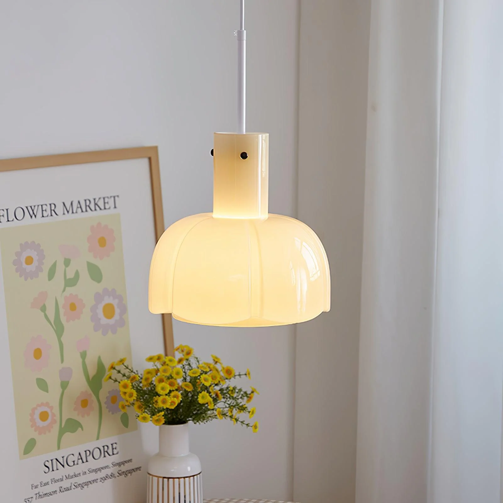 Zentara Glass Contemporary Pendant Light - Image 16