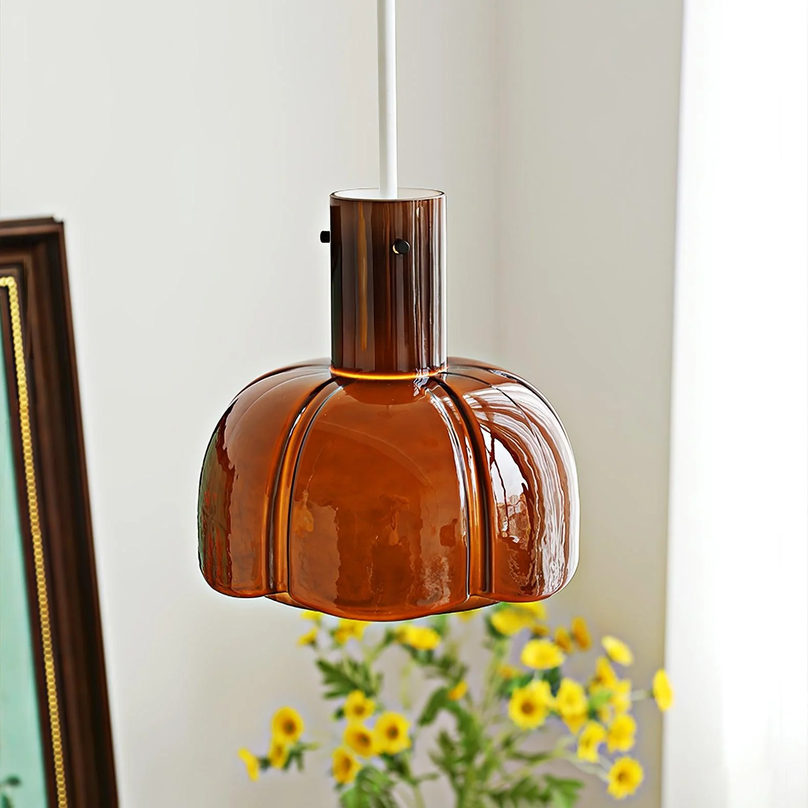 Zentara Glass Contemporary Pendant Light - Image 17