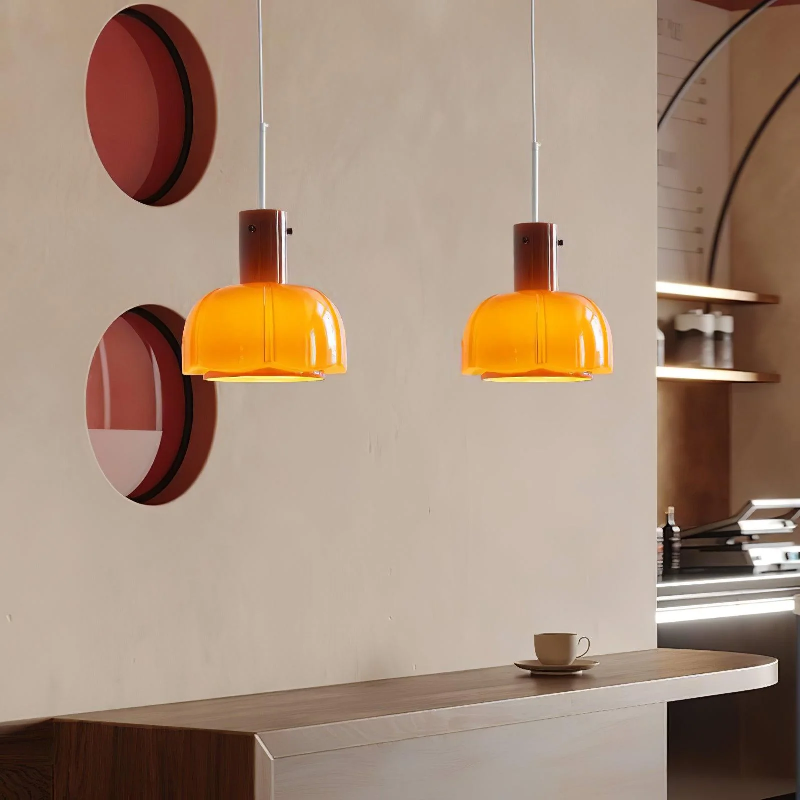 Zentara Glass Contemporary Pendant Light - Image 22
