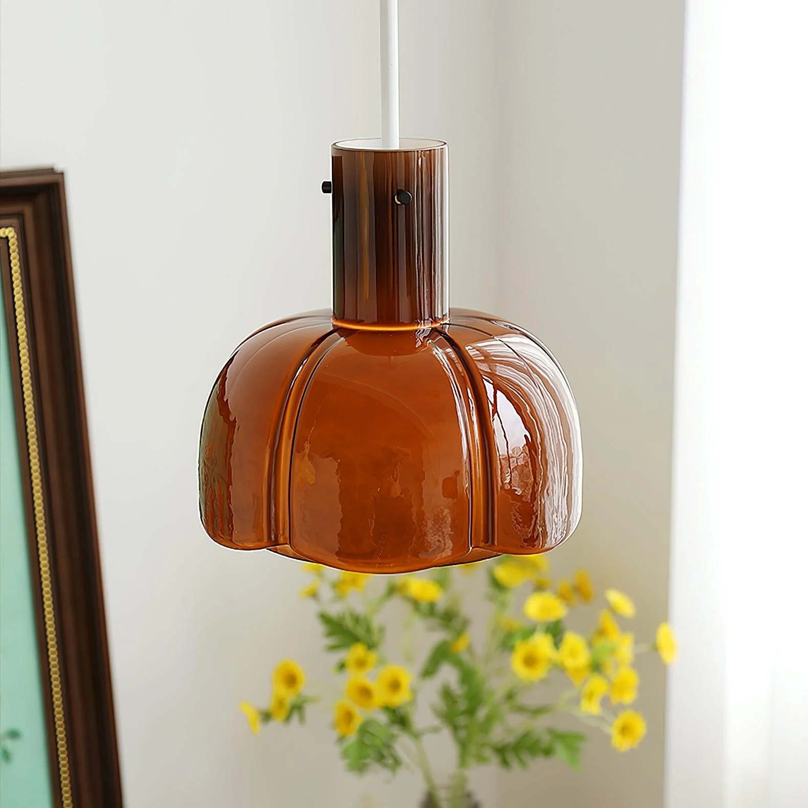 Zentara Glass Contemporary Pendant Light - Image 24