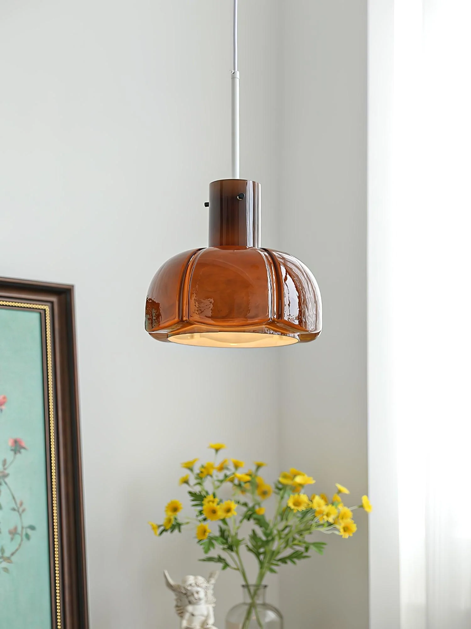 Zentara Glass Contemporary Pendant Light - Image 31