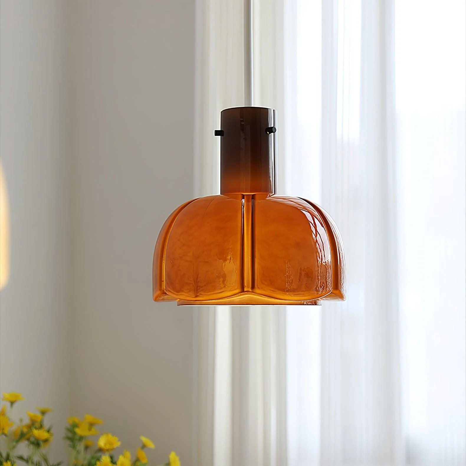 Zentara Glass Contemporary Pendant Light - Image 35