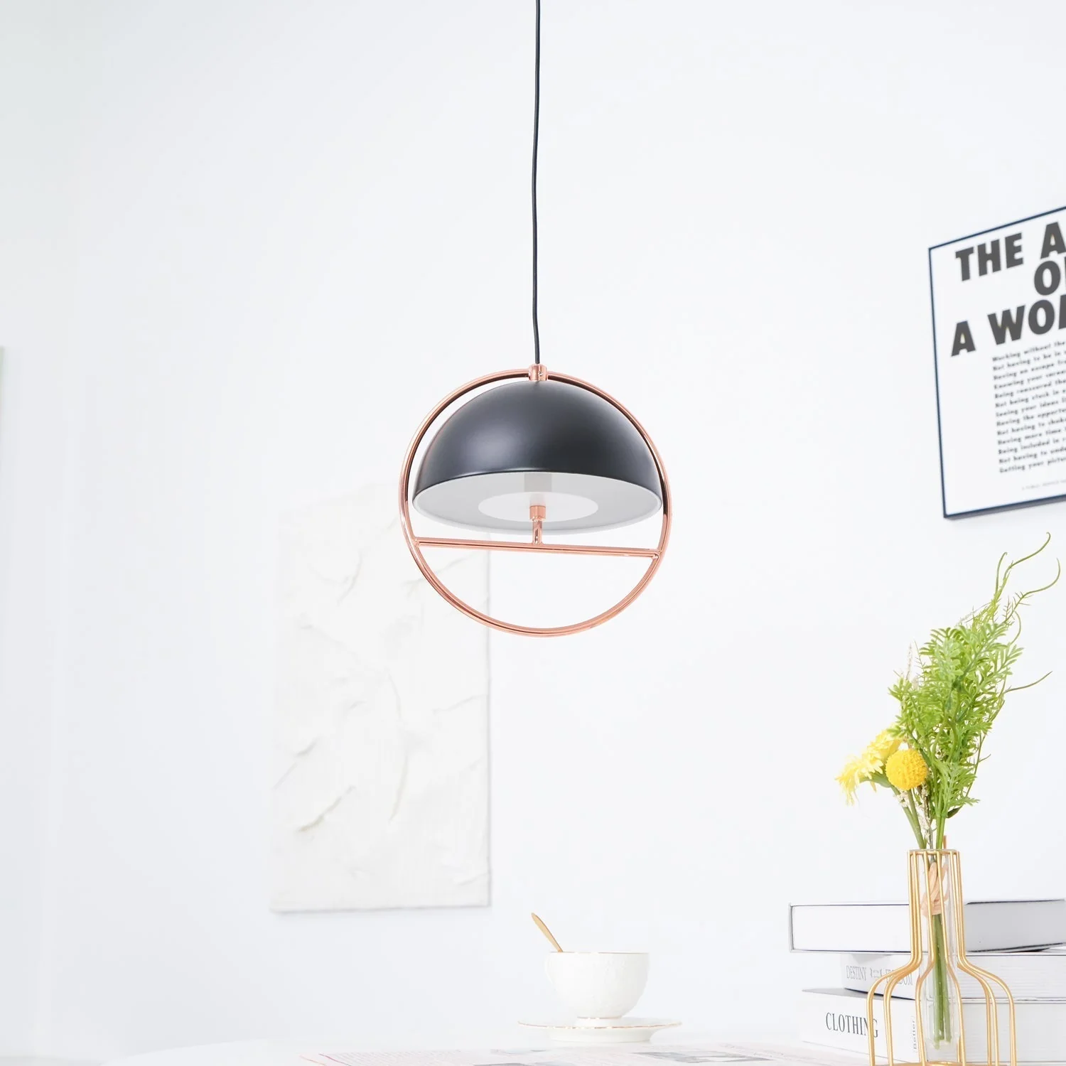 Zephira Steel Classic Pendant Lamp - Image 25