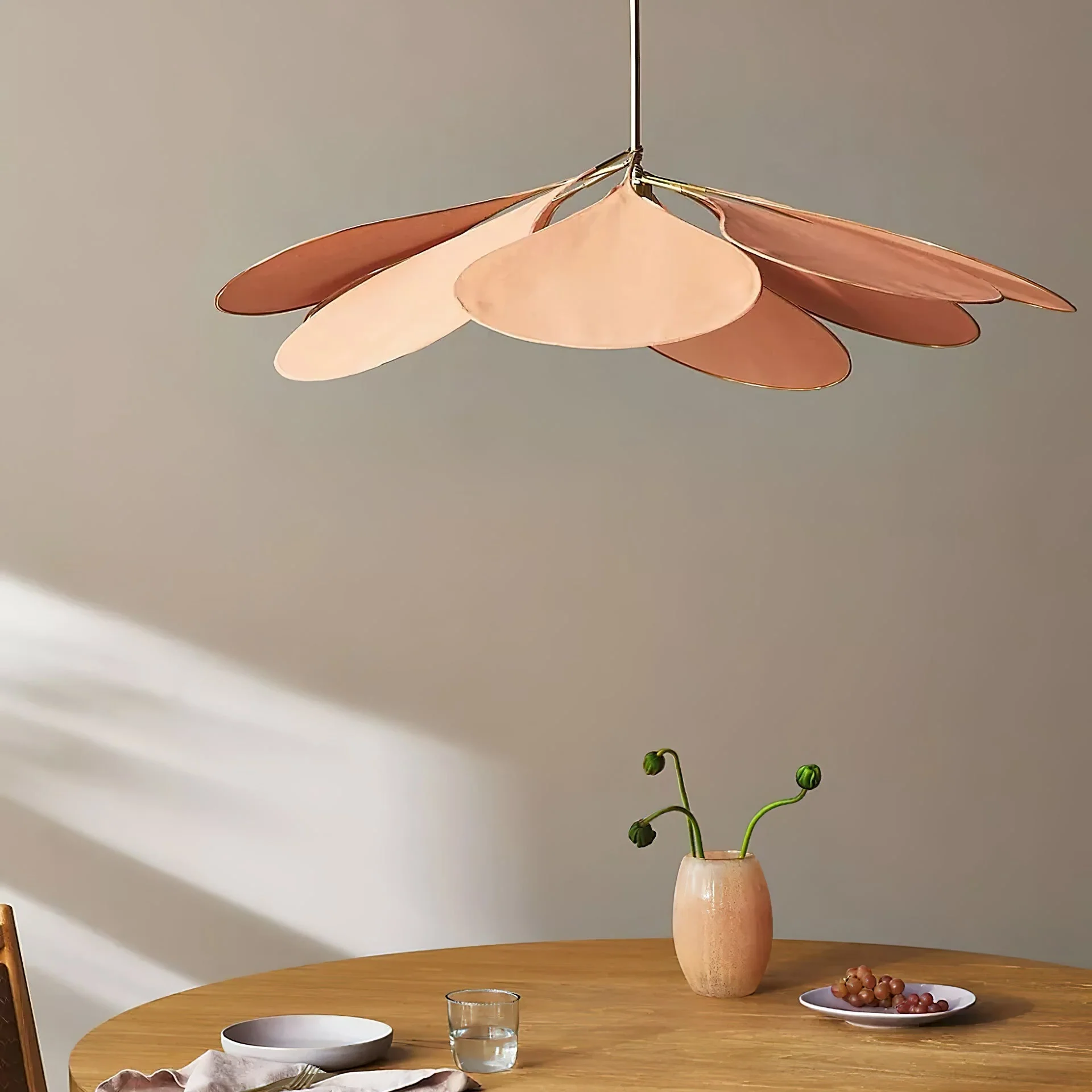 Zephyian Fabric Floral Pendant Lamp - Image 12