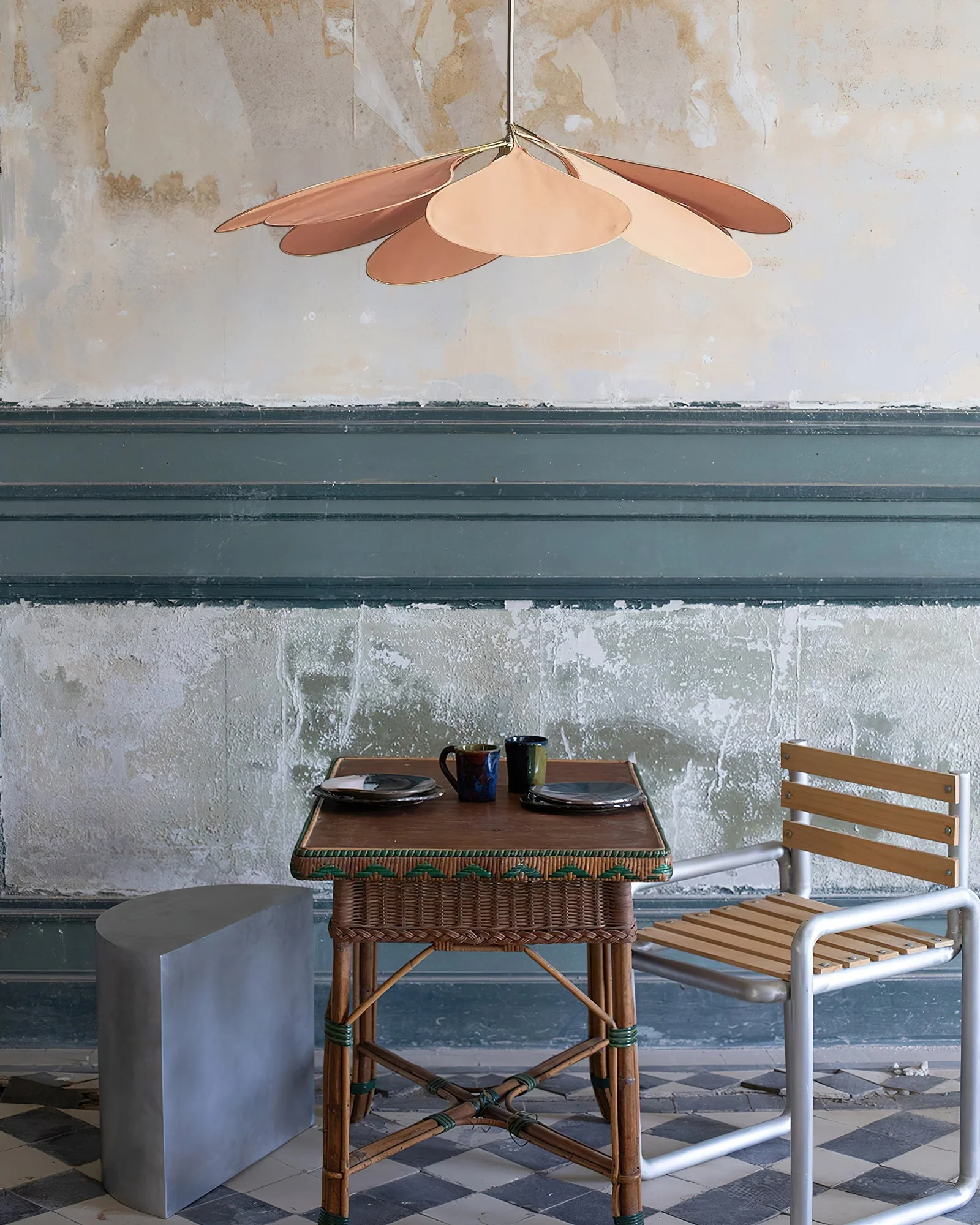 Zephyian Fabric Floral Pendant Lamp - Image 3