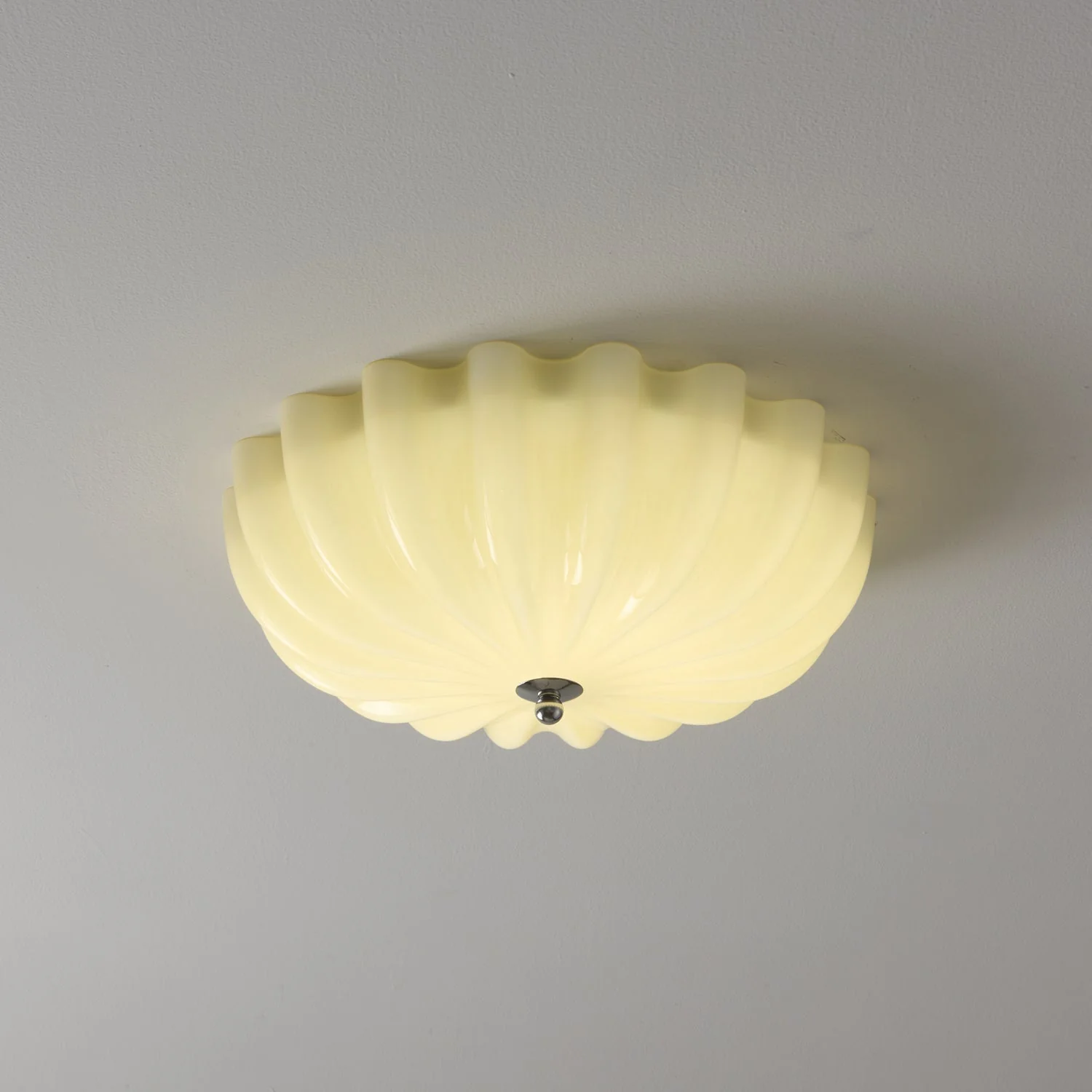 Zerinos Premium Nordic Art Shell Wood Glass Ceiling Light - Image 10
