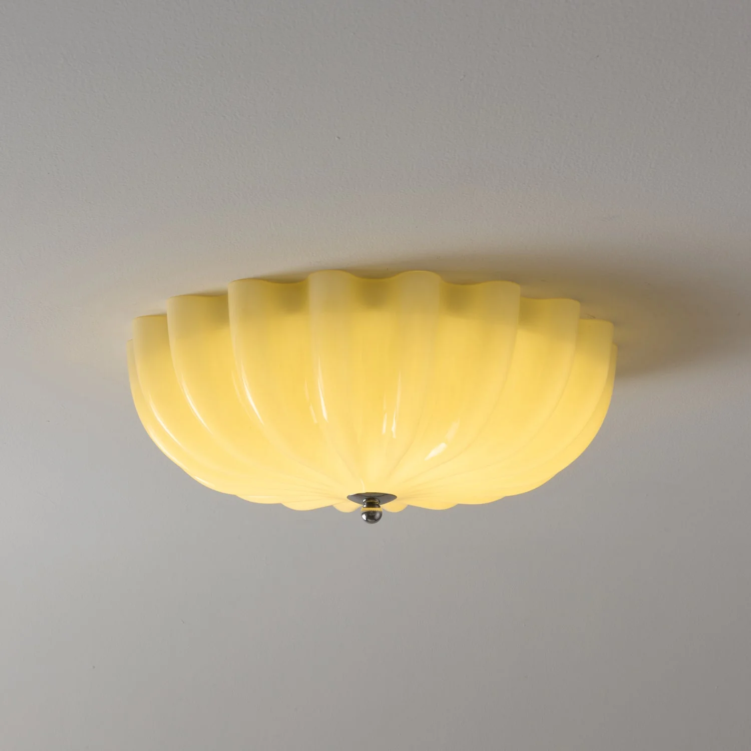 Zerinos Premium Nordic Art Shell Wood Glass Ceiling Light - Image 11