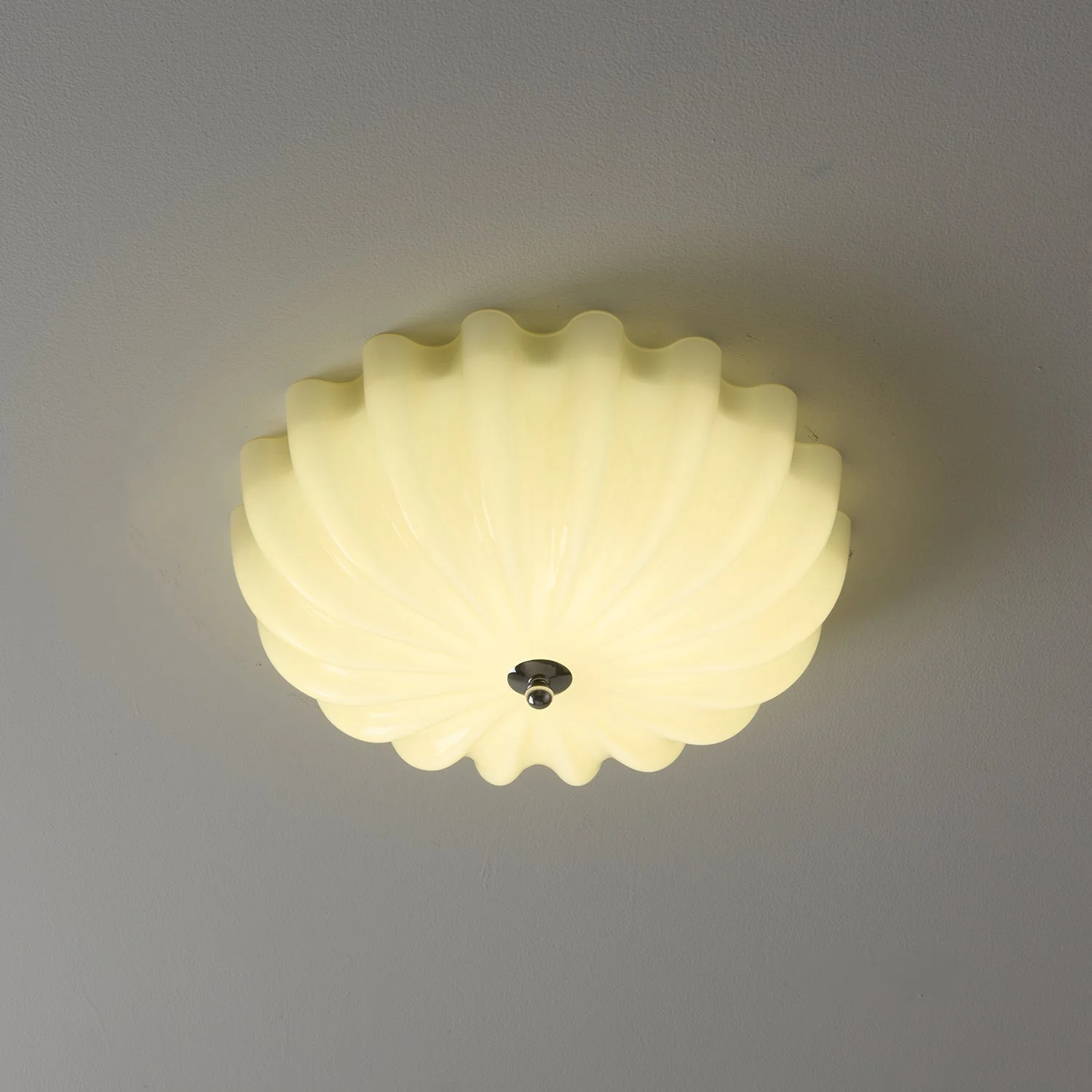 Zerinos Premium Nordic Art Shell Wood Glass Ceiling Light - Image 13