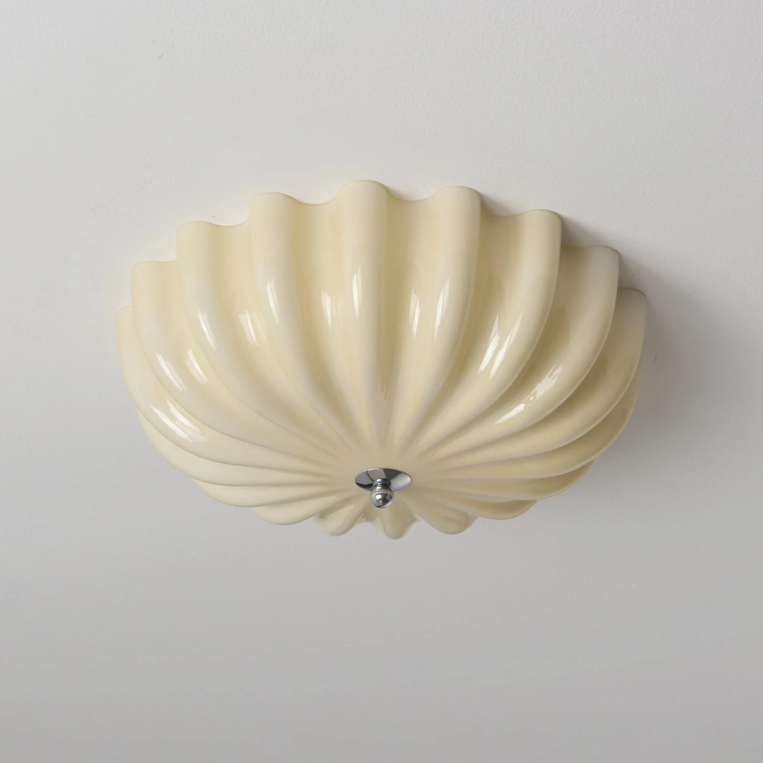 Zerinos Premium Nordic Art Shell Wood Glass Ceiling Light - Image 16