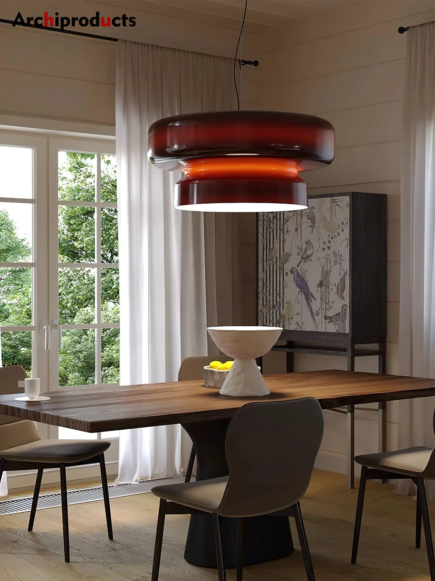 Zerithce Glass Modern Minimalist Pendant Lamp - Image 24