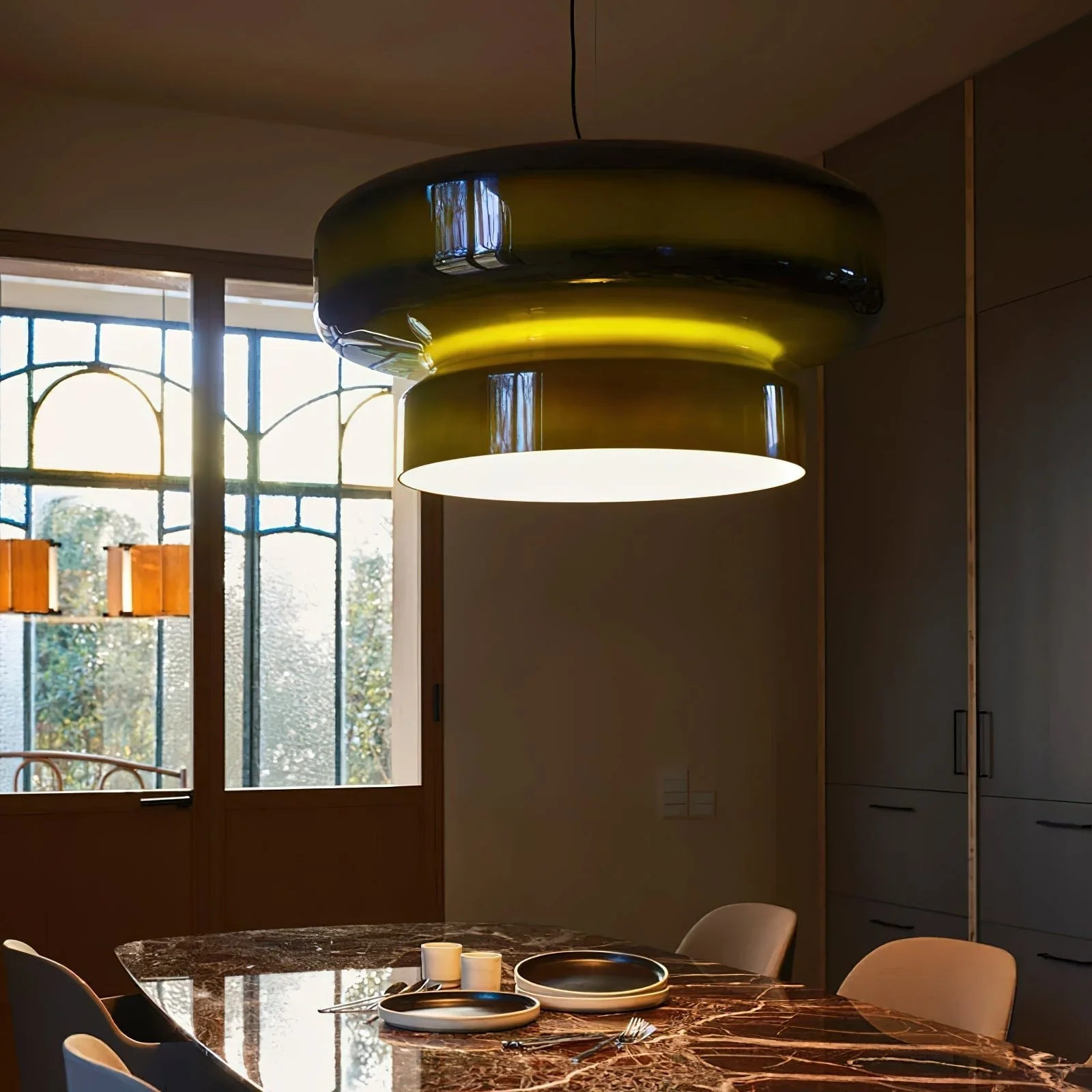 Zerithce Glass Modern Minimalist Pendant Lamp - Image 4