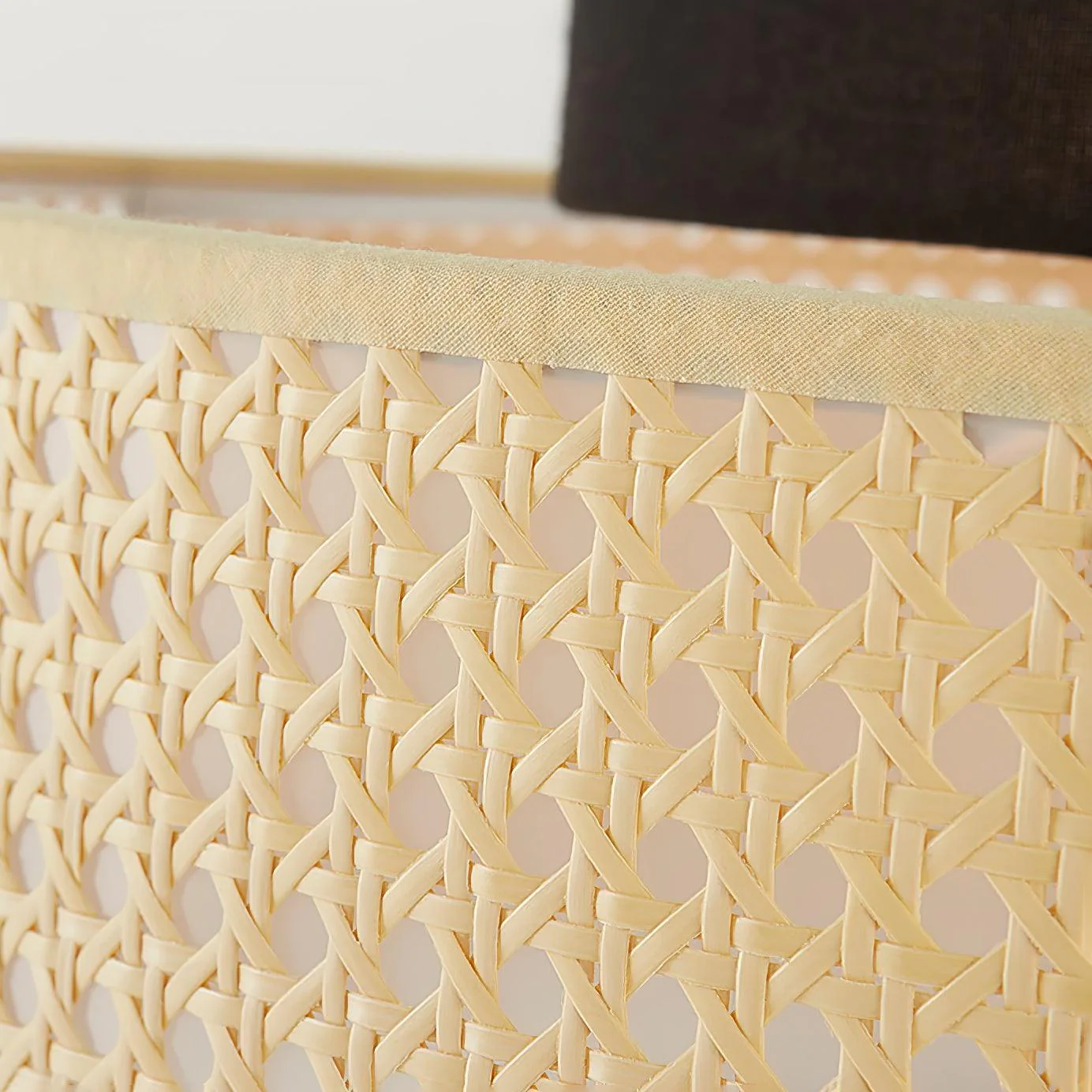 Zerither Rattan Fabric Pendant Light - Image 32