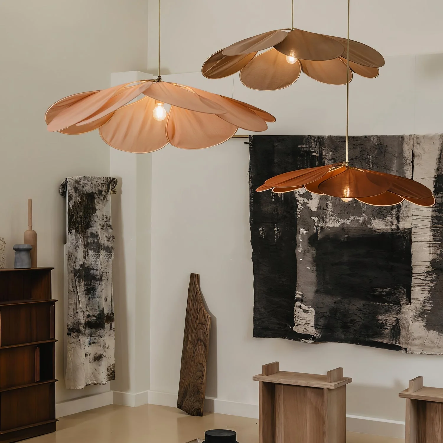 Zerithire Fabric Nature-inspired Pendant Lamp - Image 101