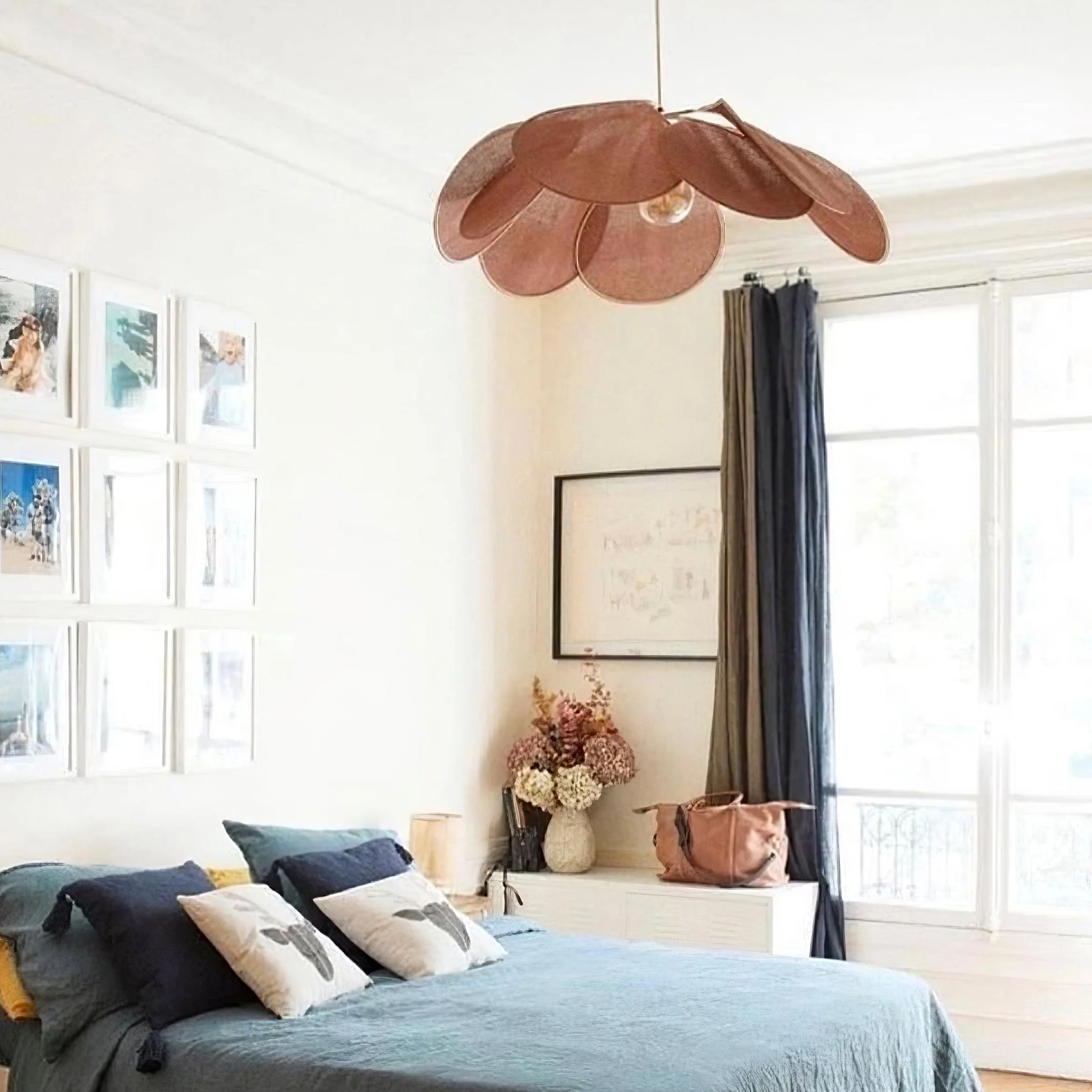 Zerithire Fabric Nature-inspired Pendant Lamp - Image 107