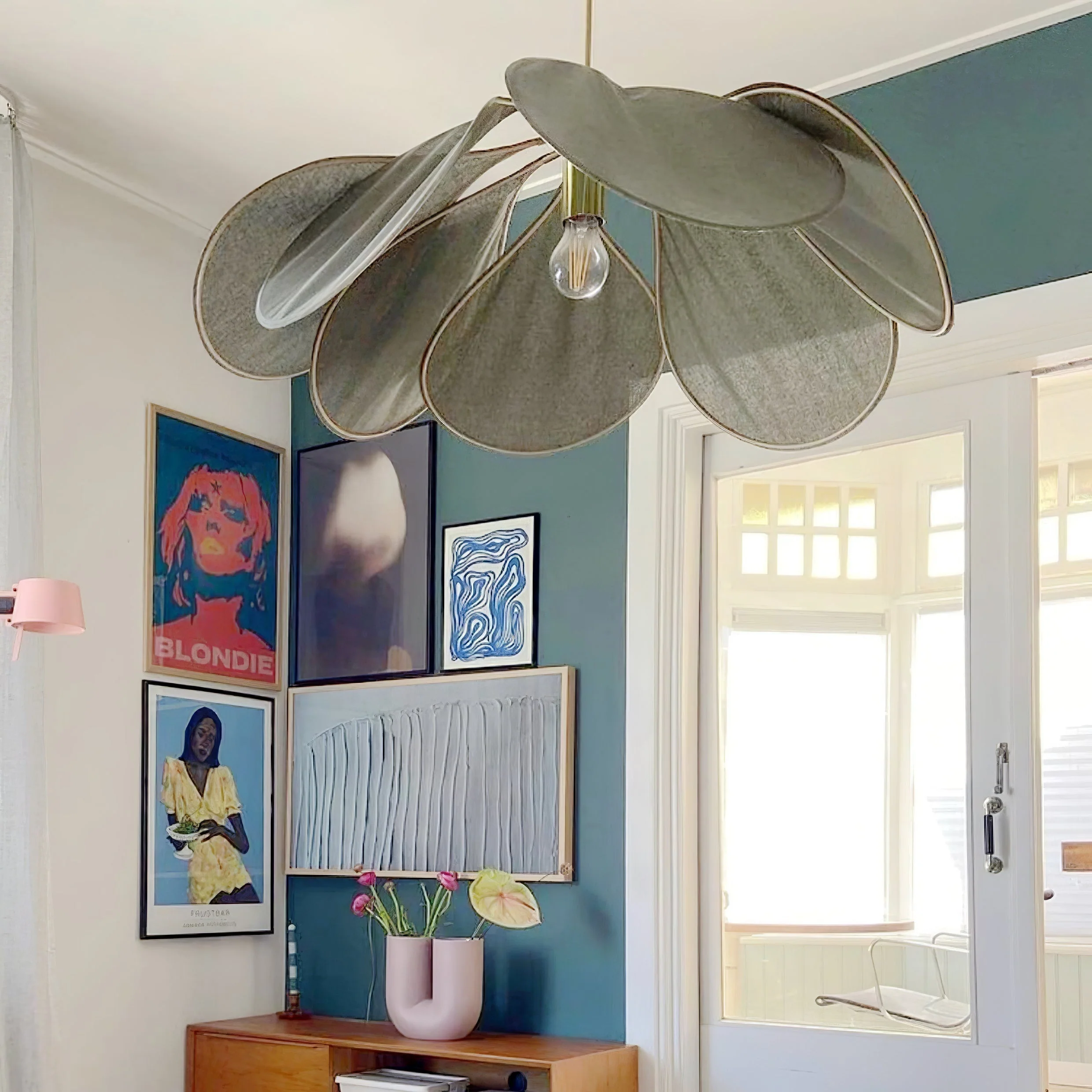 Zerithire Fabric Nature-inspired Pendant Lamp - Image 110