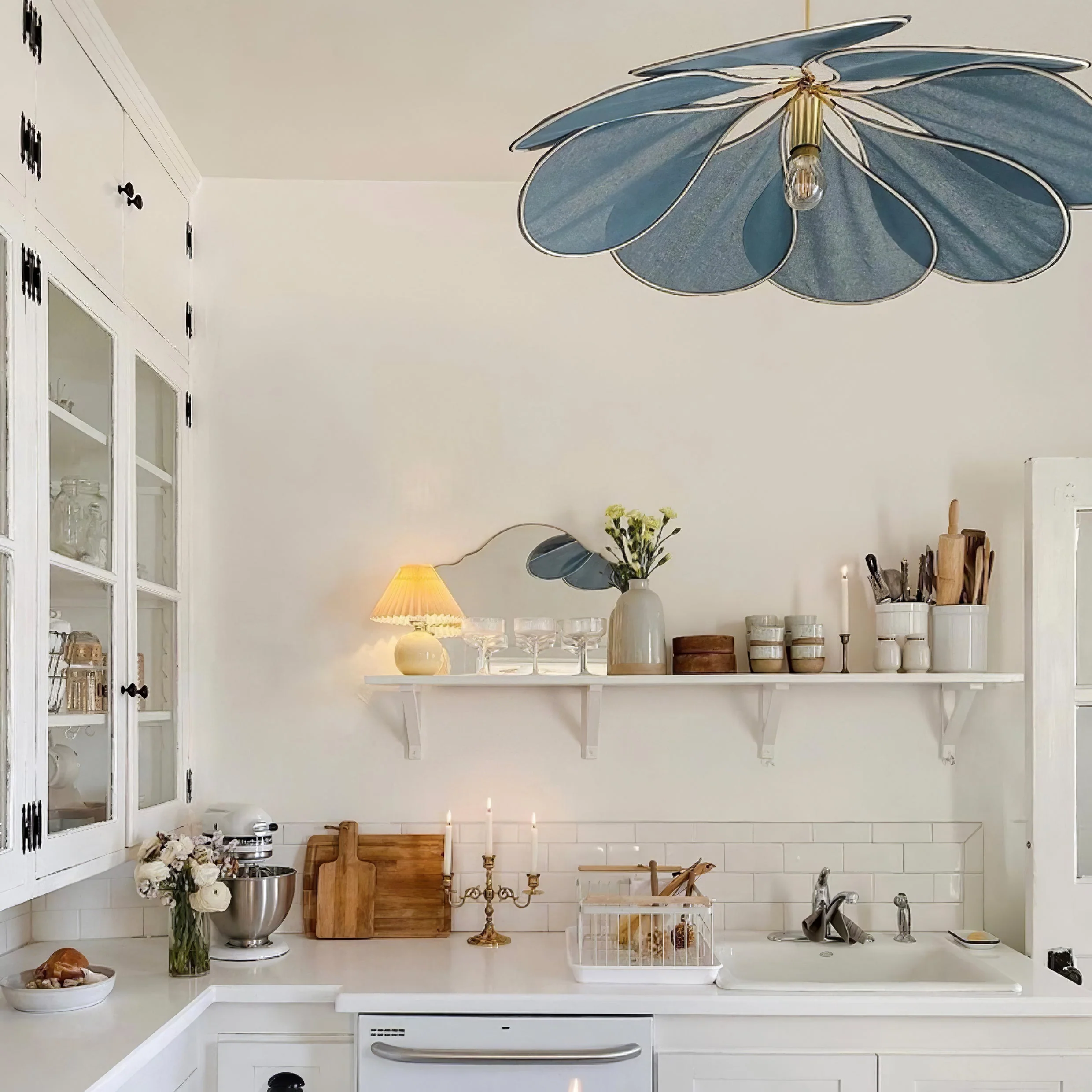 Zerithire Fabric Nature-inspired Pendant Lamp - Image 115