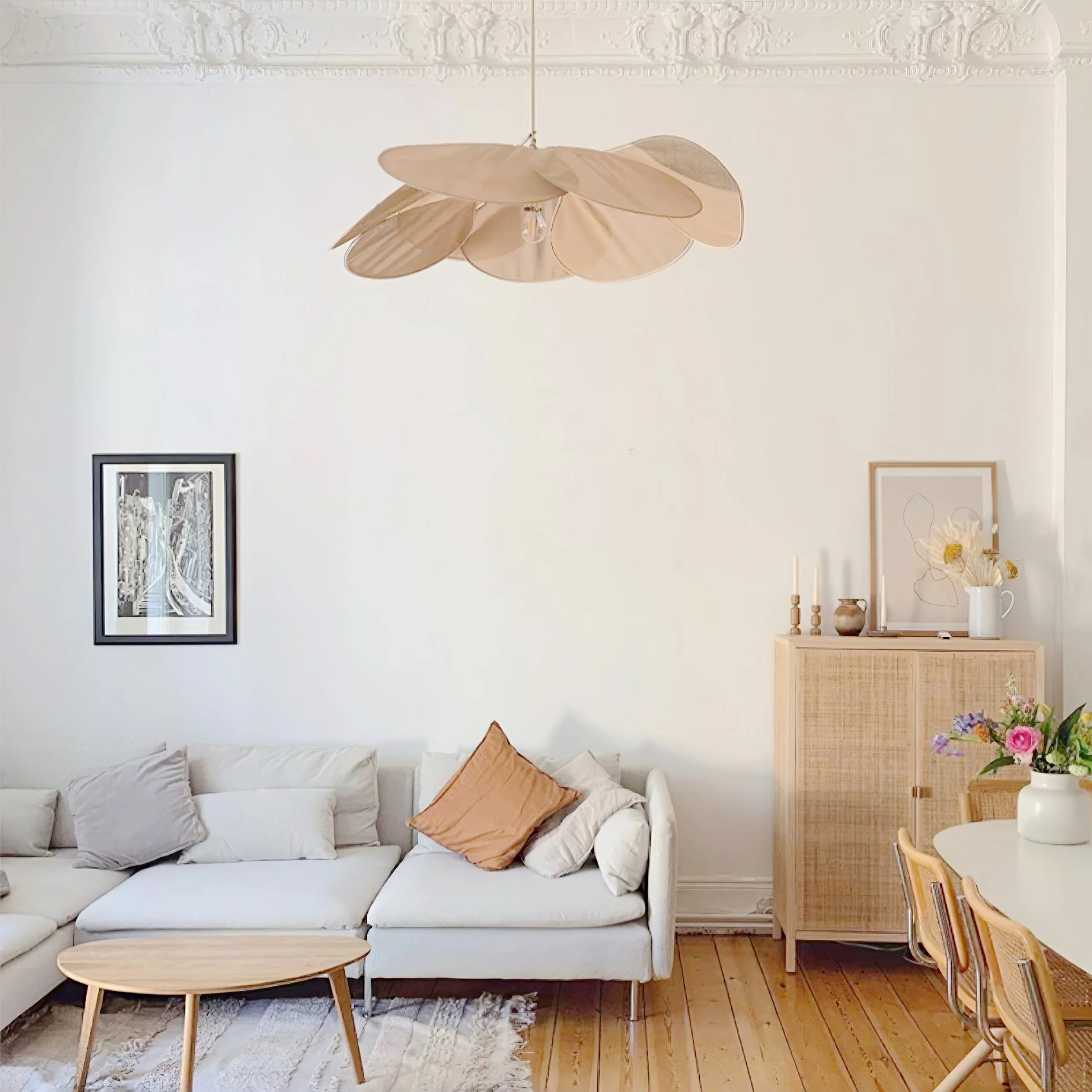 Zerithire Fabric Nature-inspired Pendant Lamp - Image 119