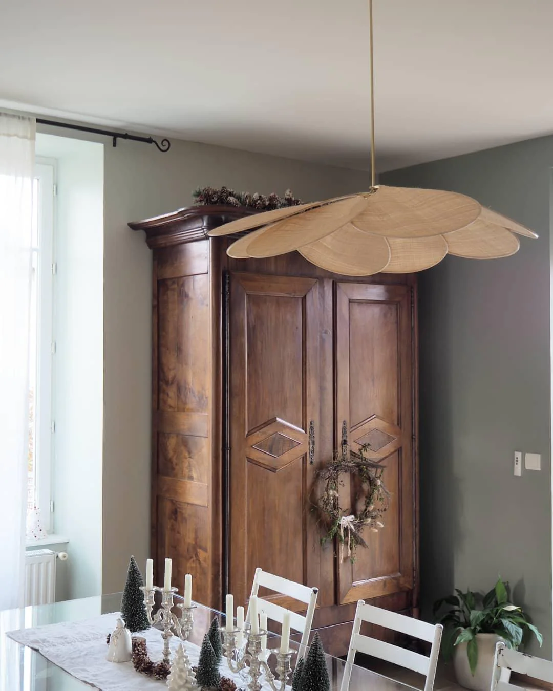 Zerithire Fabric Nature-inspired Pendant Lamp - Image 63