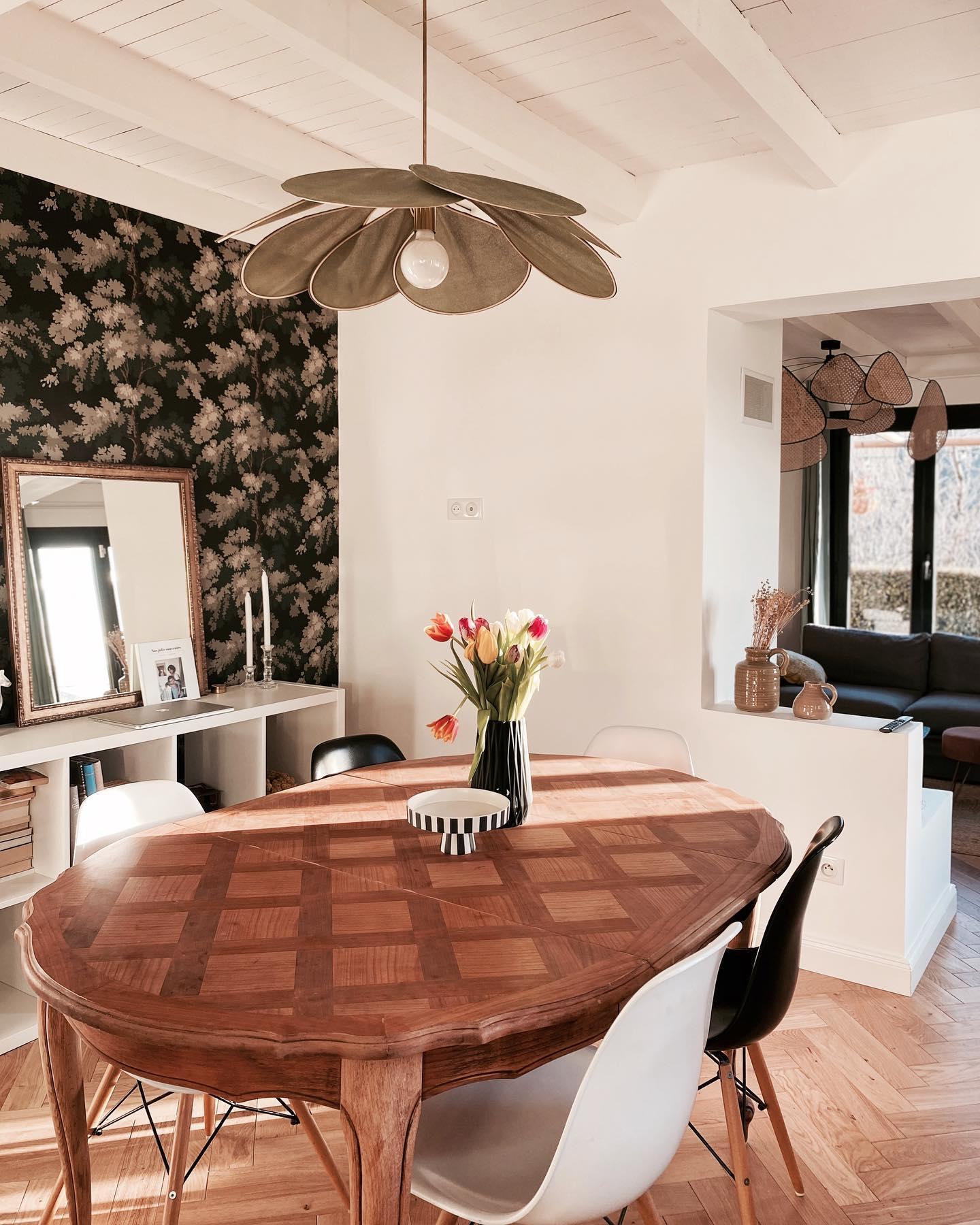 Zerithire Fabric Nature-inspired Pendant Lamp - Image 66