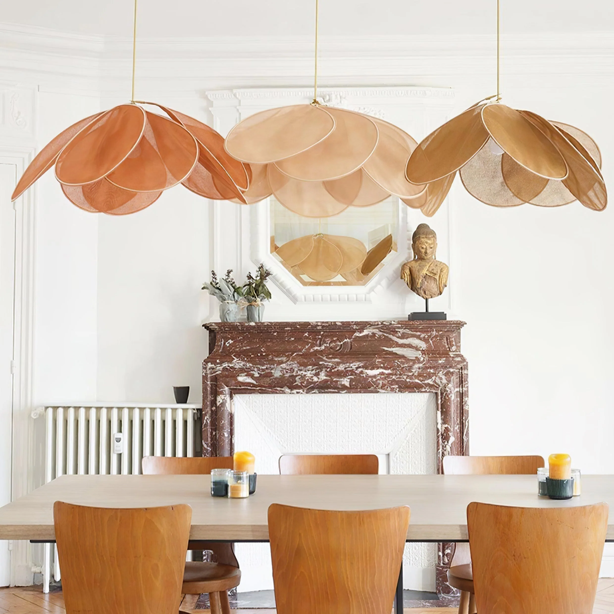 Zerithire Fabric Nature-inspired Pendant Lamp - Image 70