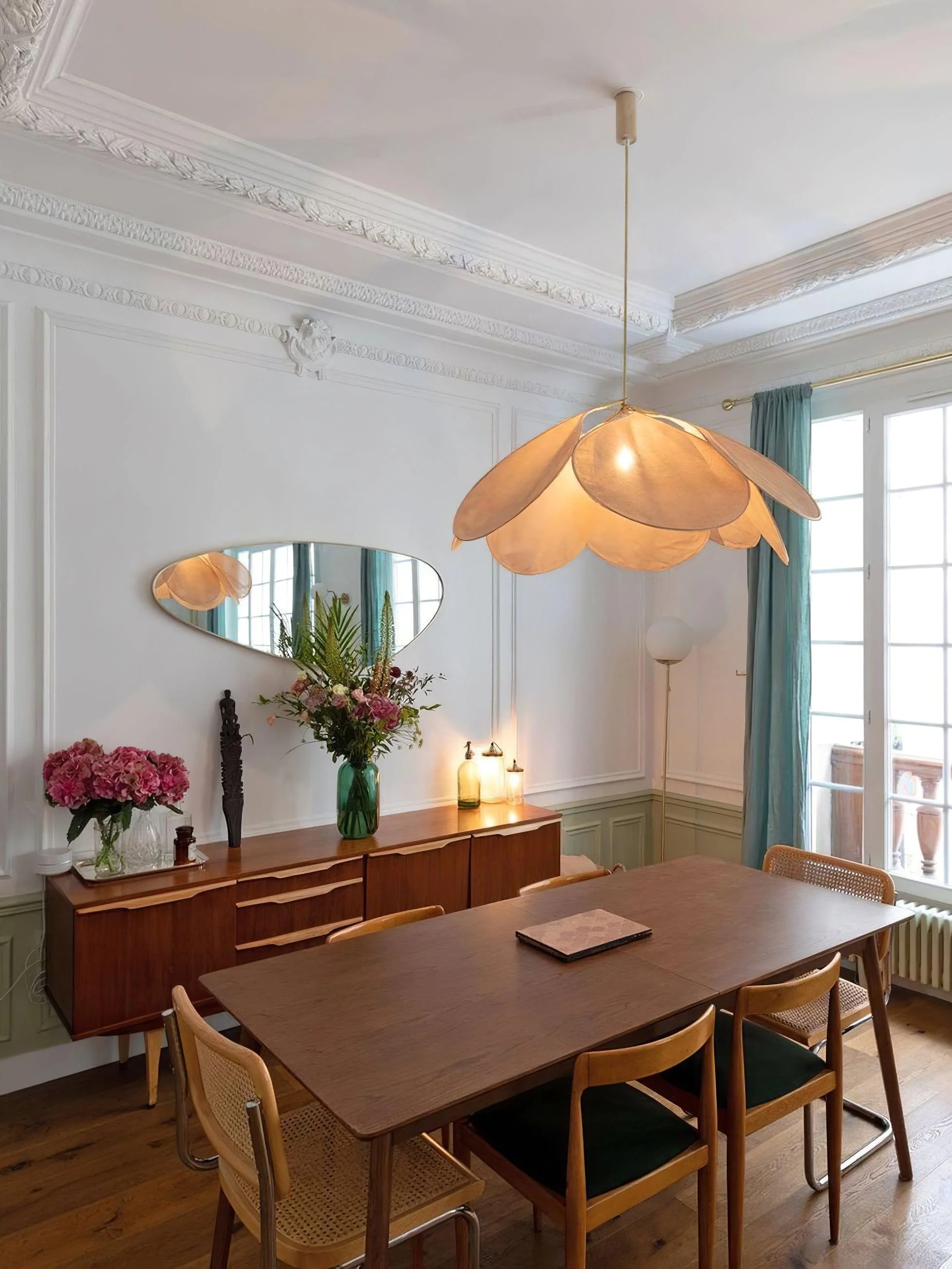 Zerithire Fabric Nature-inspired Pendant Lamp - Image 74