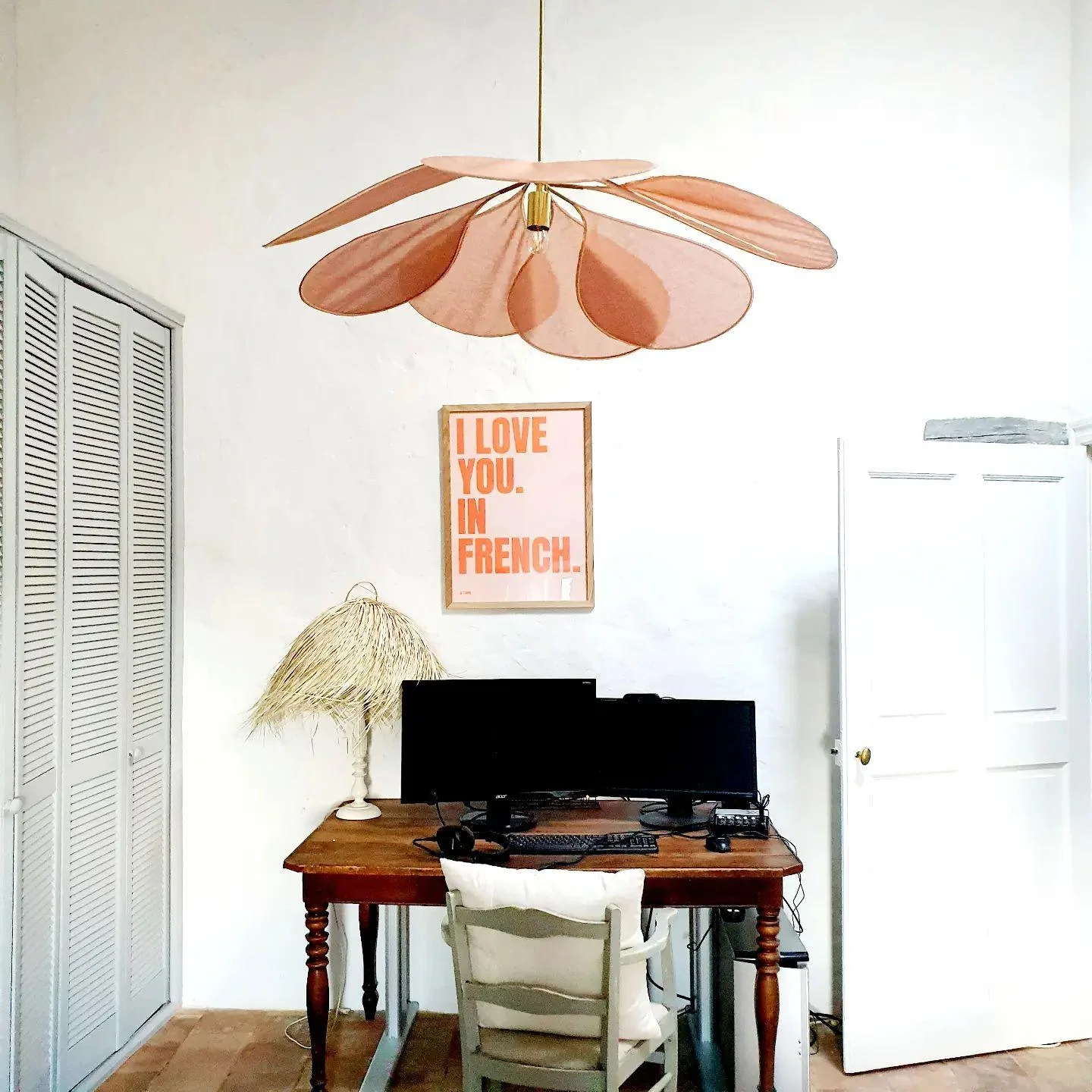 Zerithire Fabric Nature-inspired Pendant Lamp - Image 82